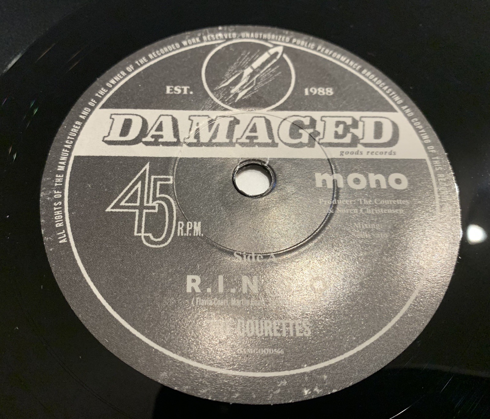 THE COURETTES R.I.N.G.O 7” Vinyl-Autoramas Schizophonics Kate Clover Jackets