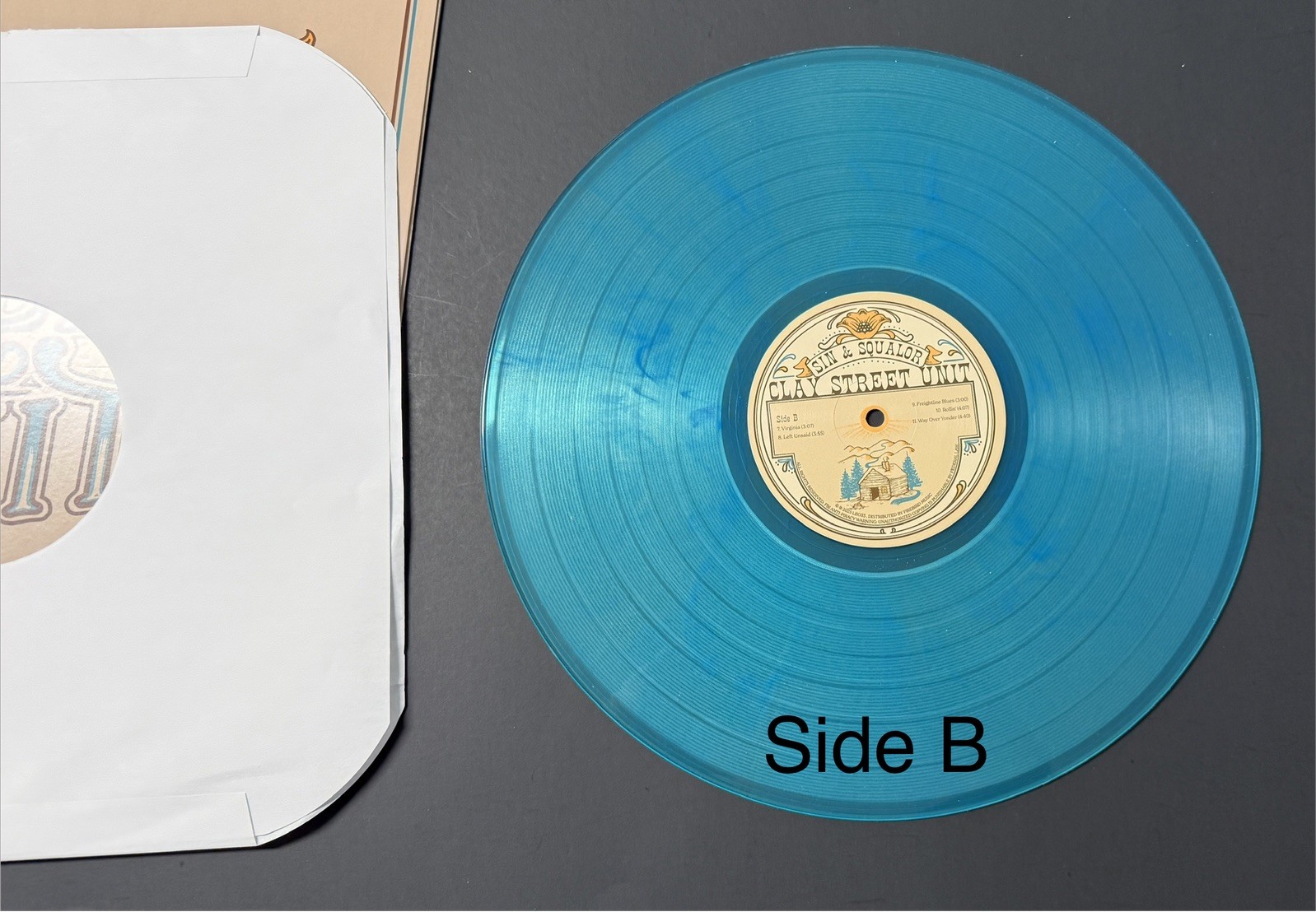 Clay Street Unit – Sin & Squalor – Blue [Pre Owned Vinyl LP] Blue, Colored