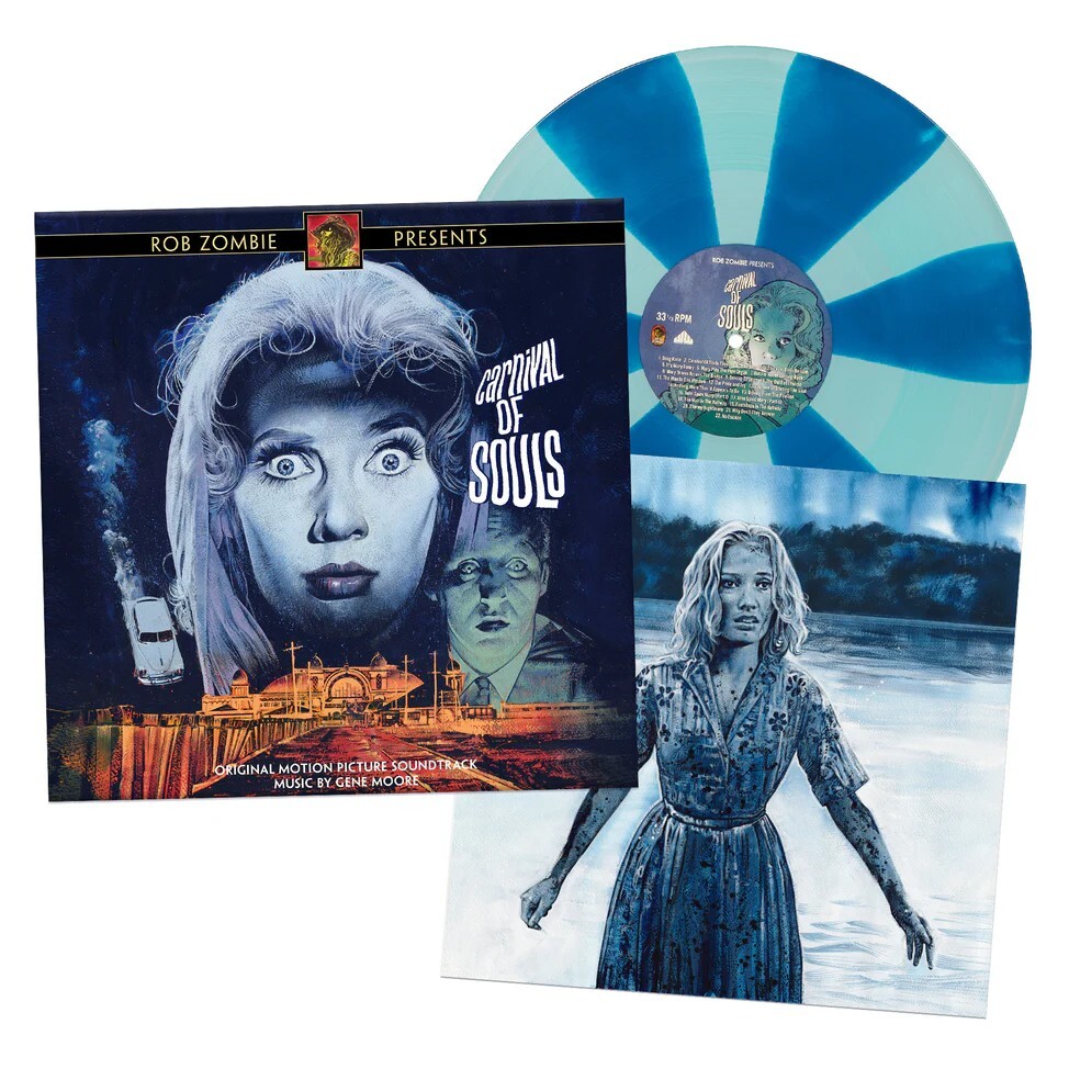 Carnival of Souls Complete Soundtrack BLUE VINYL LP Rob Zombie Gene Moore NEW bl