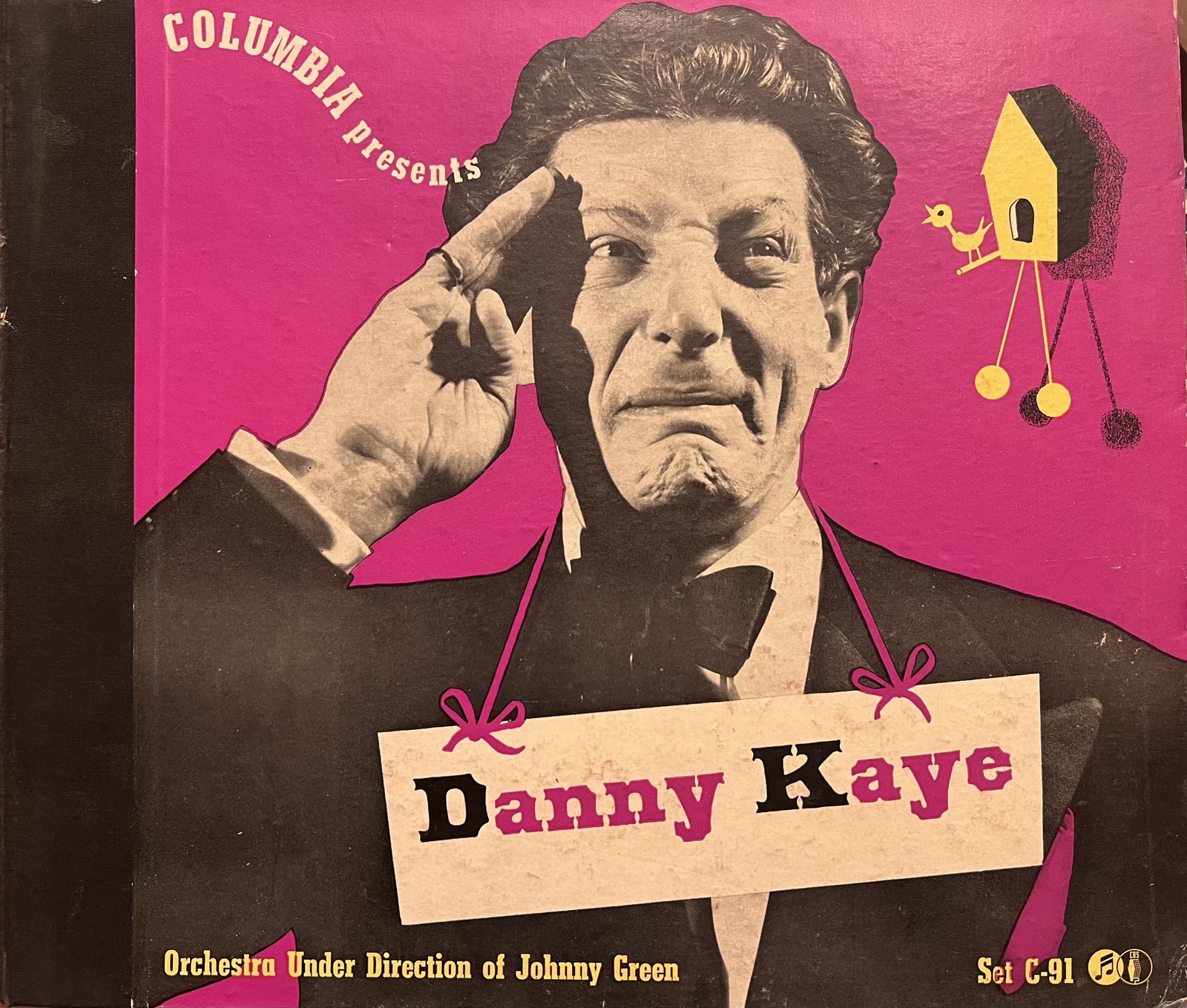 Danny Kaye Columbia Presents Set C-91 78 RPM Record Album Johnny Green VG+/VG-