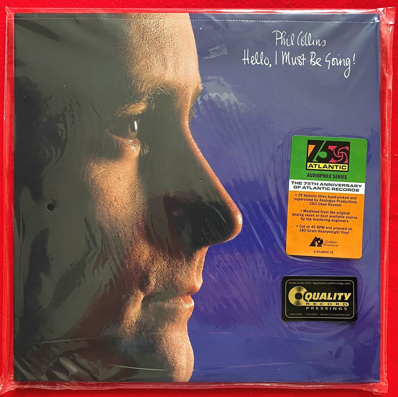 Phil Collins – Hello, I Must Be Going – Analogue Prod – 2x 180-Gram, 45-RPM LP