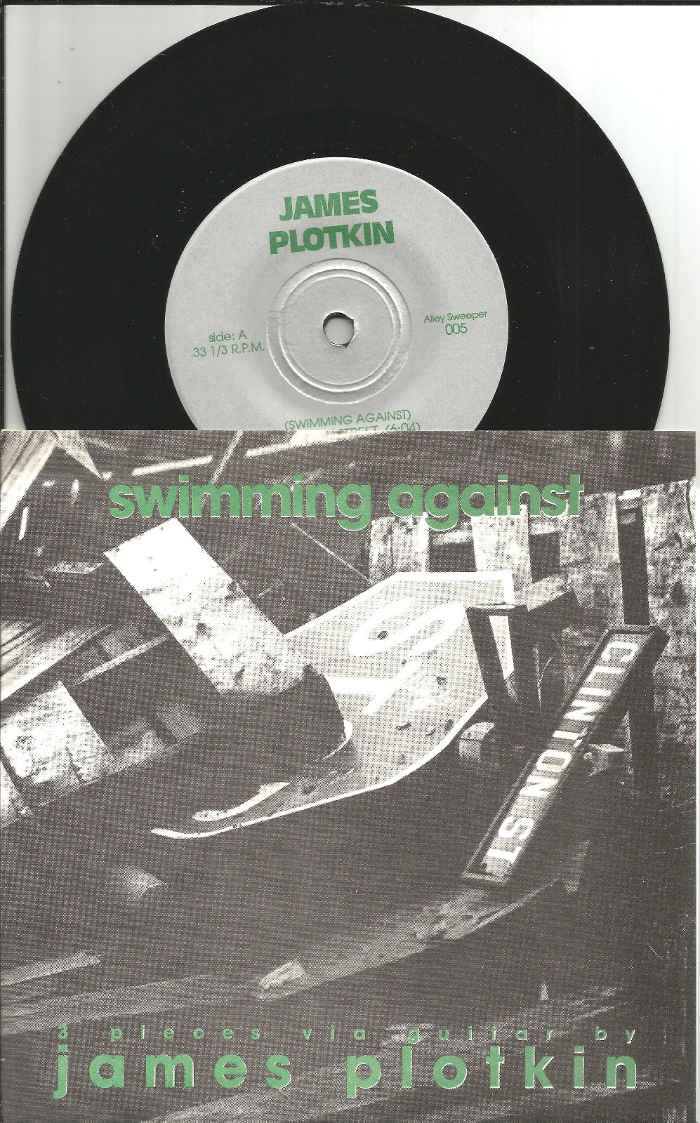 O.L.D. JAMES PLOTKIN Swimming Against w/ 3 UNRELEASED LIMITED 7 INCH Vinyl 1994