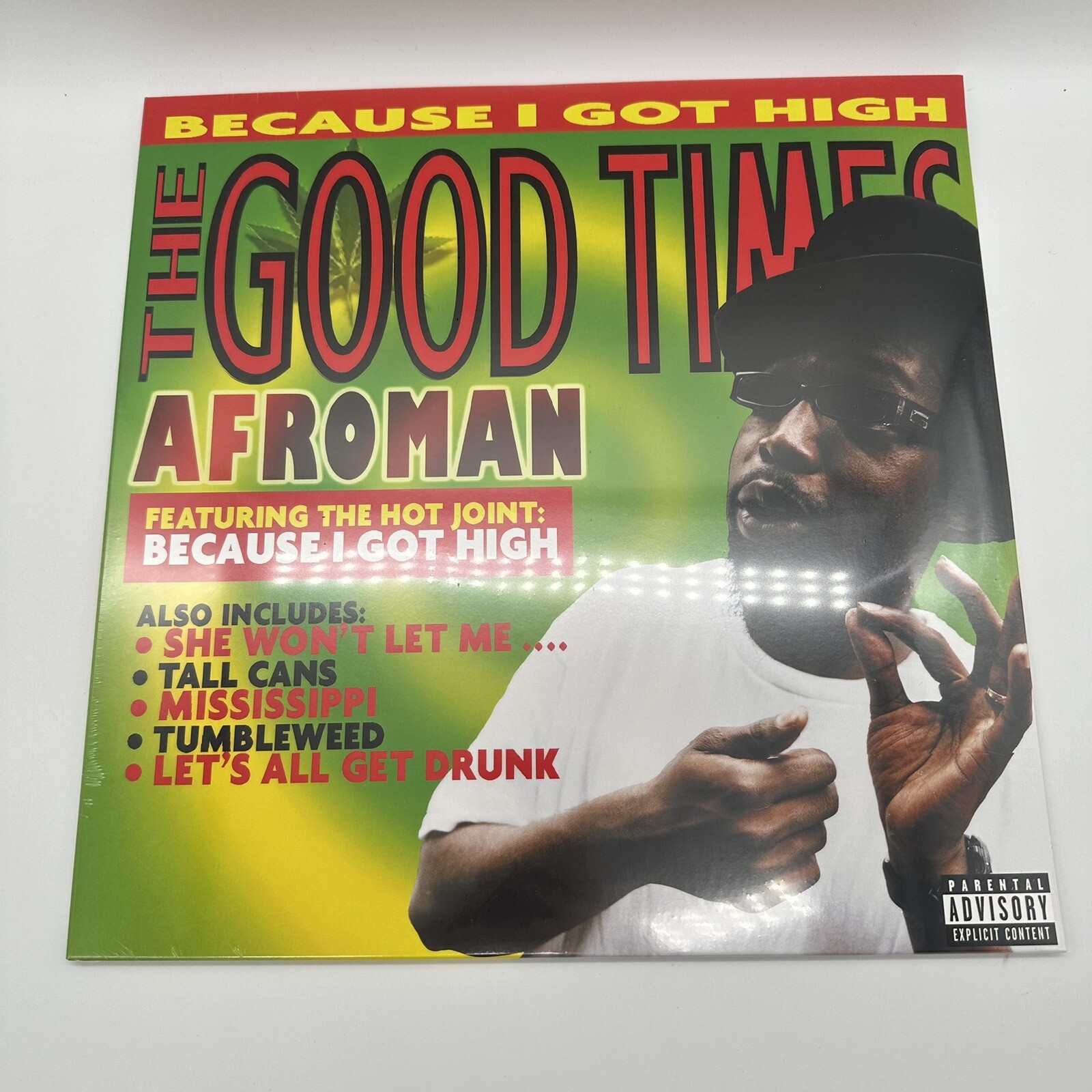 Afroman THE GOOD TIMES Cannabis Cloudy Green ETR212 Vinyl IN HAND Ships Now