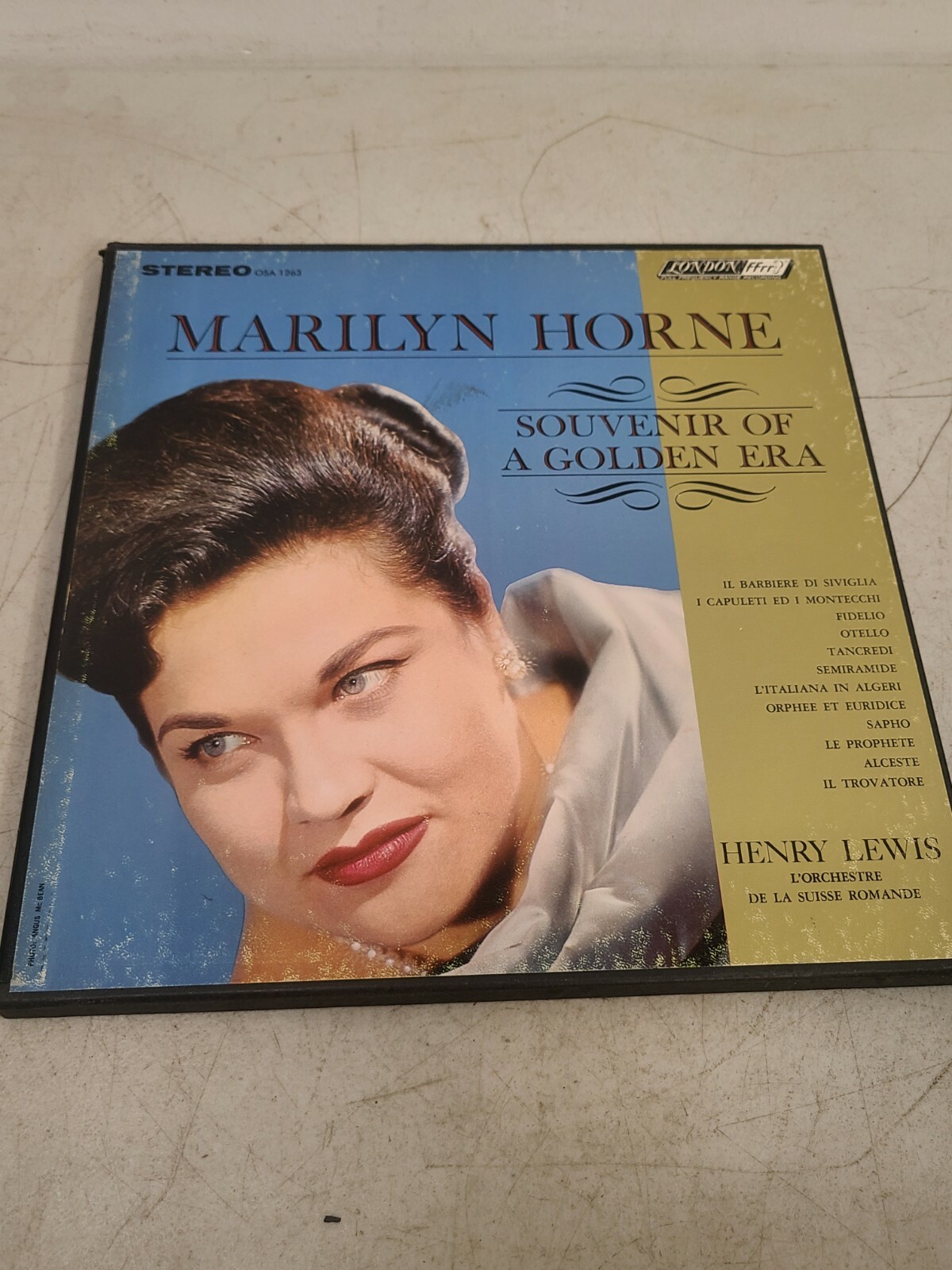 MARILYN HORNE SOUVENIR OF S GOLDEN ERA STEREO OSA 1263 STEREOPHONIC FULL RANGE