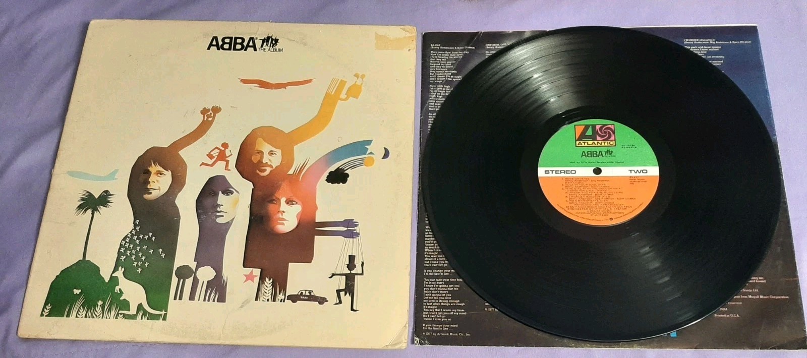 ABBA The Album LP Atlantic RCA Club R 124237 vg with inner sleeve