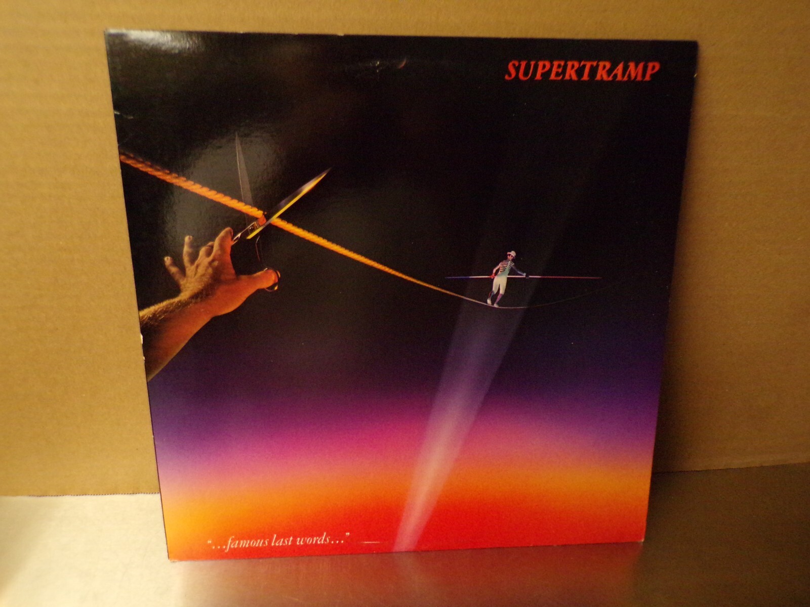 SUPERTRAMP / FAMOUS LAST WORDS US PRESSING LP W/ INNER / NM