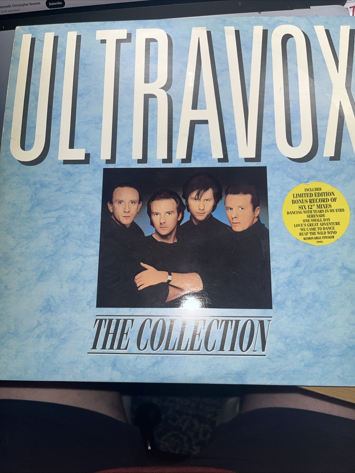Ultravox – The Collection – Chrysalis UK LP with bonus 12″ Of Mixes 1984