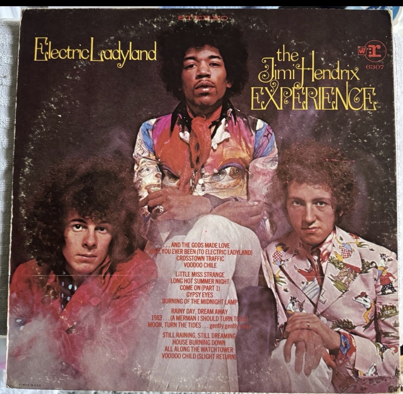Jimi Hendrix Electric Ladyland 2lp Vinyl 1968 1st 1A ‘2-Tone’ Press W/Inserts EX