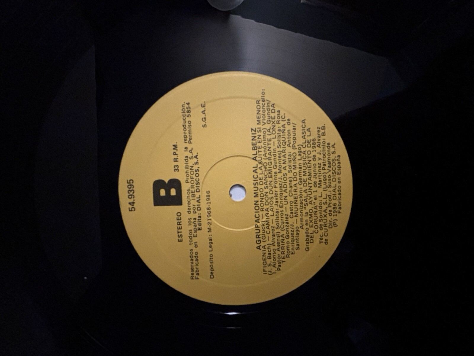 Agrupacion Musical Albeniz – Xose Carlos Garcia Pardo – LP – 1986