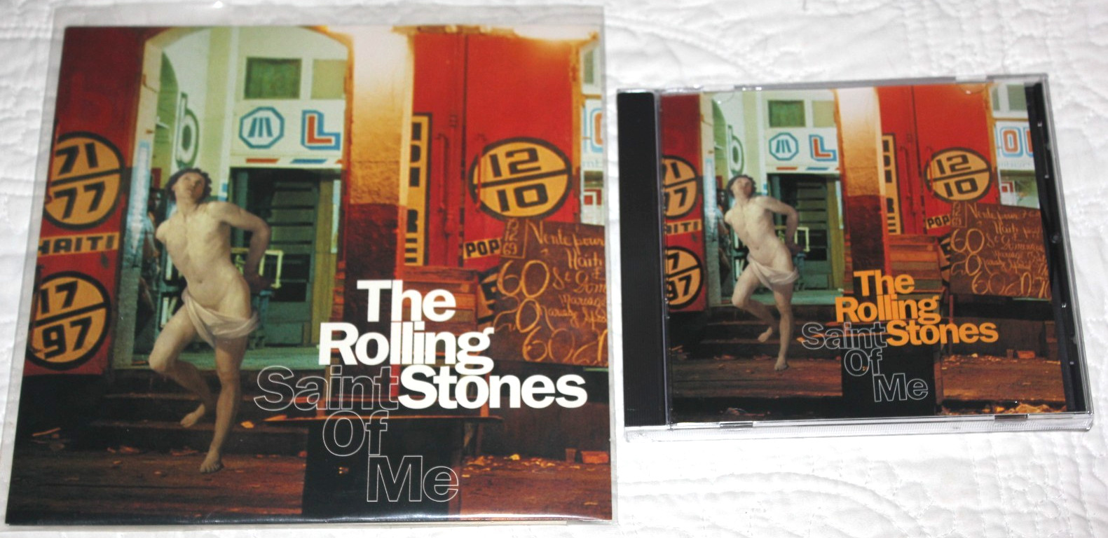ROLLING STONES – Saint Of Me (OG 1998 7″ 45 Vinyl + Maxi-Single CD) w/Unreleased