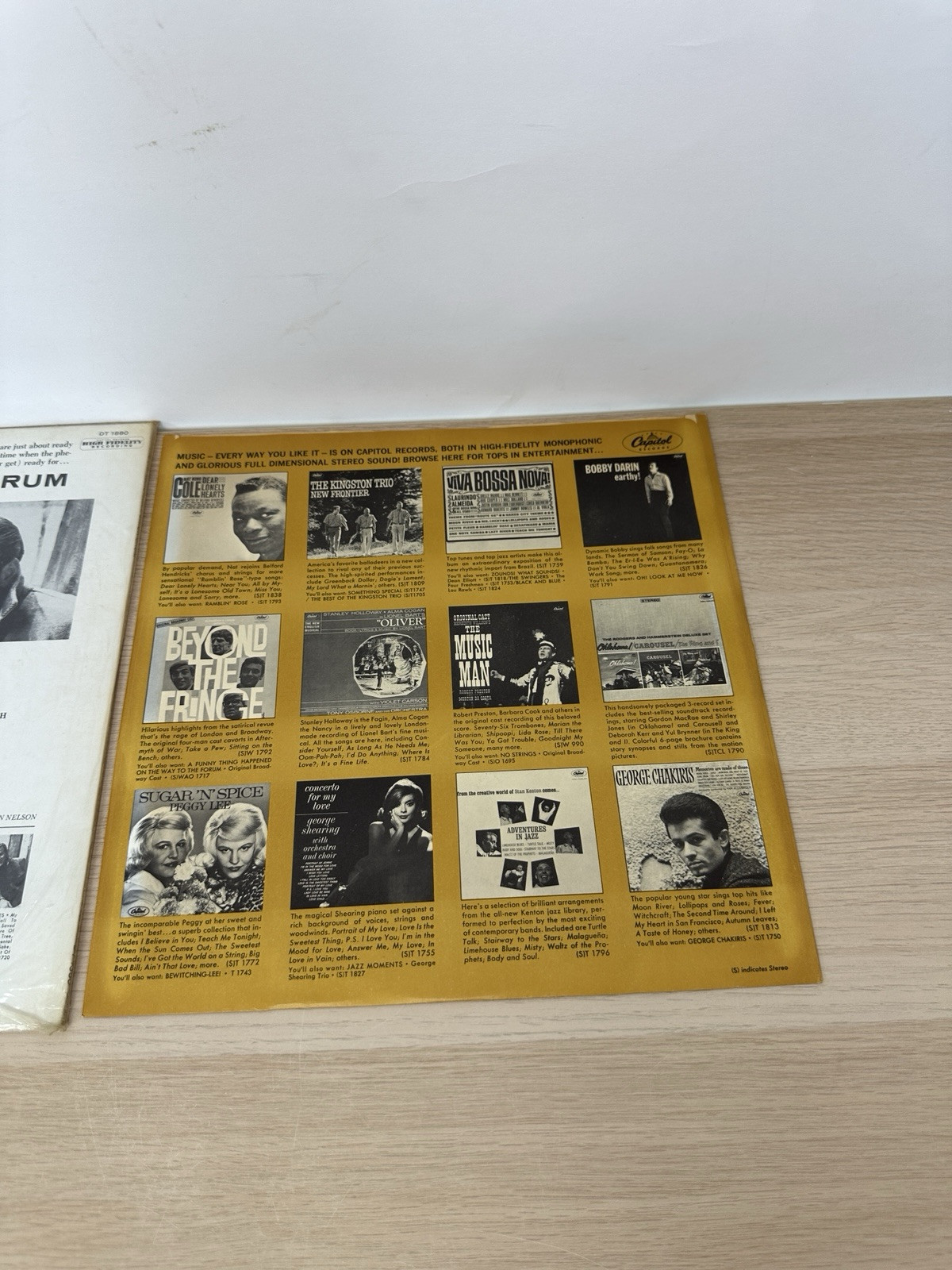 The Unpredictable Simon Crum – 1963 Vinyl LP – Capitol Records DT-1880 In Shrink