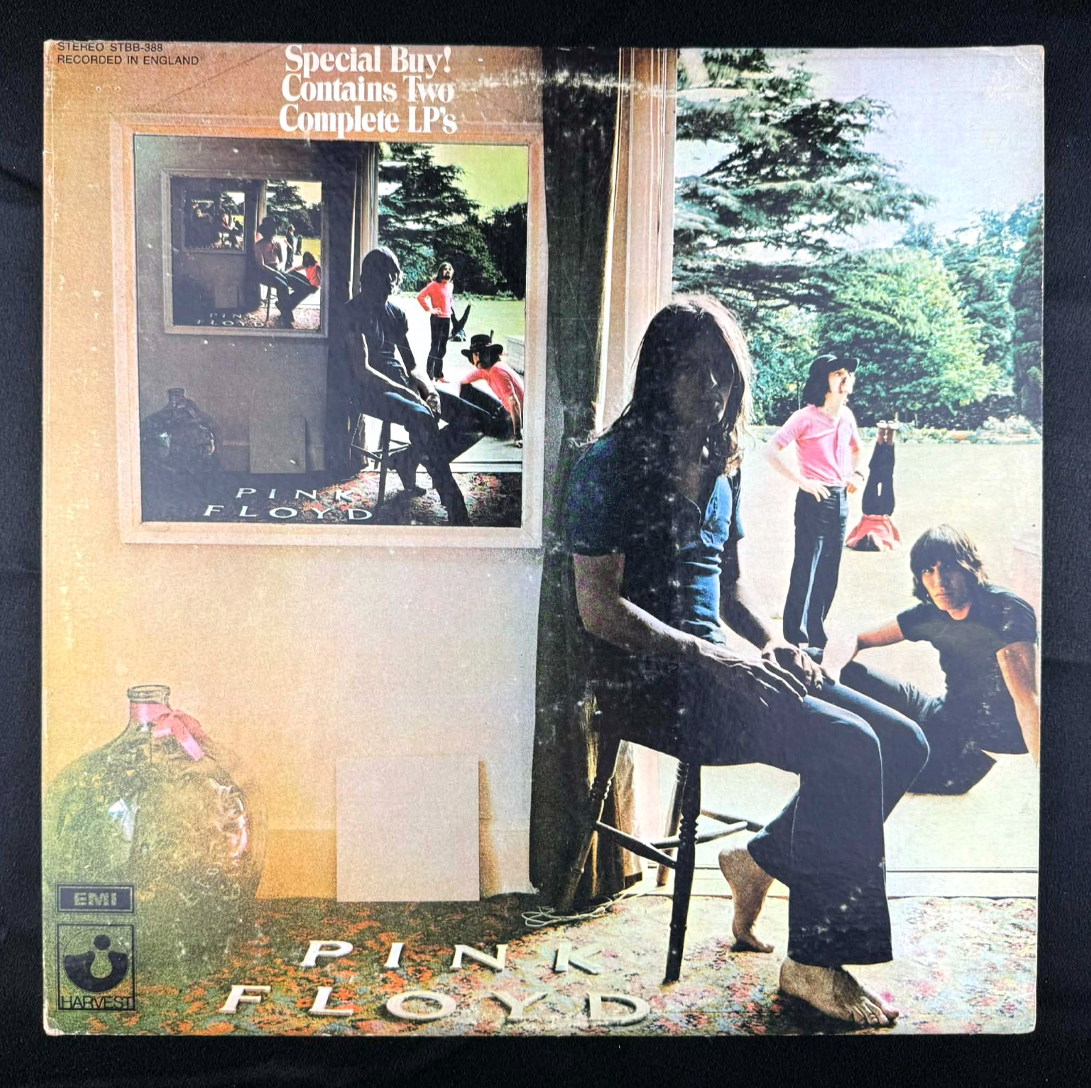 Pink Floyd Ummagumma 70s Press Classic Rock vinyl record LP