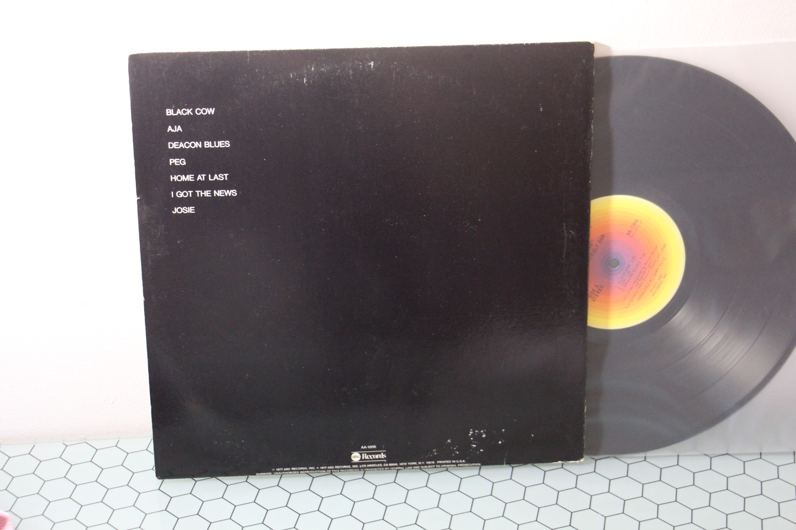 Steely Dan – Aja, 1977 LP gatefold, ABC Records – AA-1006