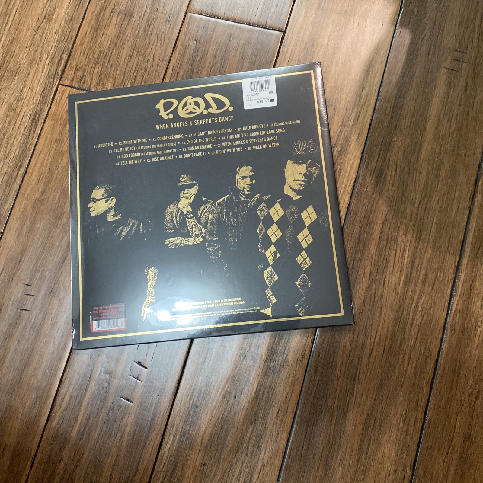 P.O.D. – When Angels & Serpents Dance Limited Edition Clear Red Color Vinyl 2xLP