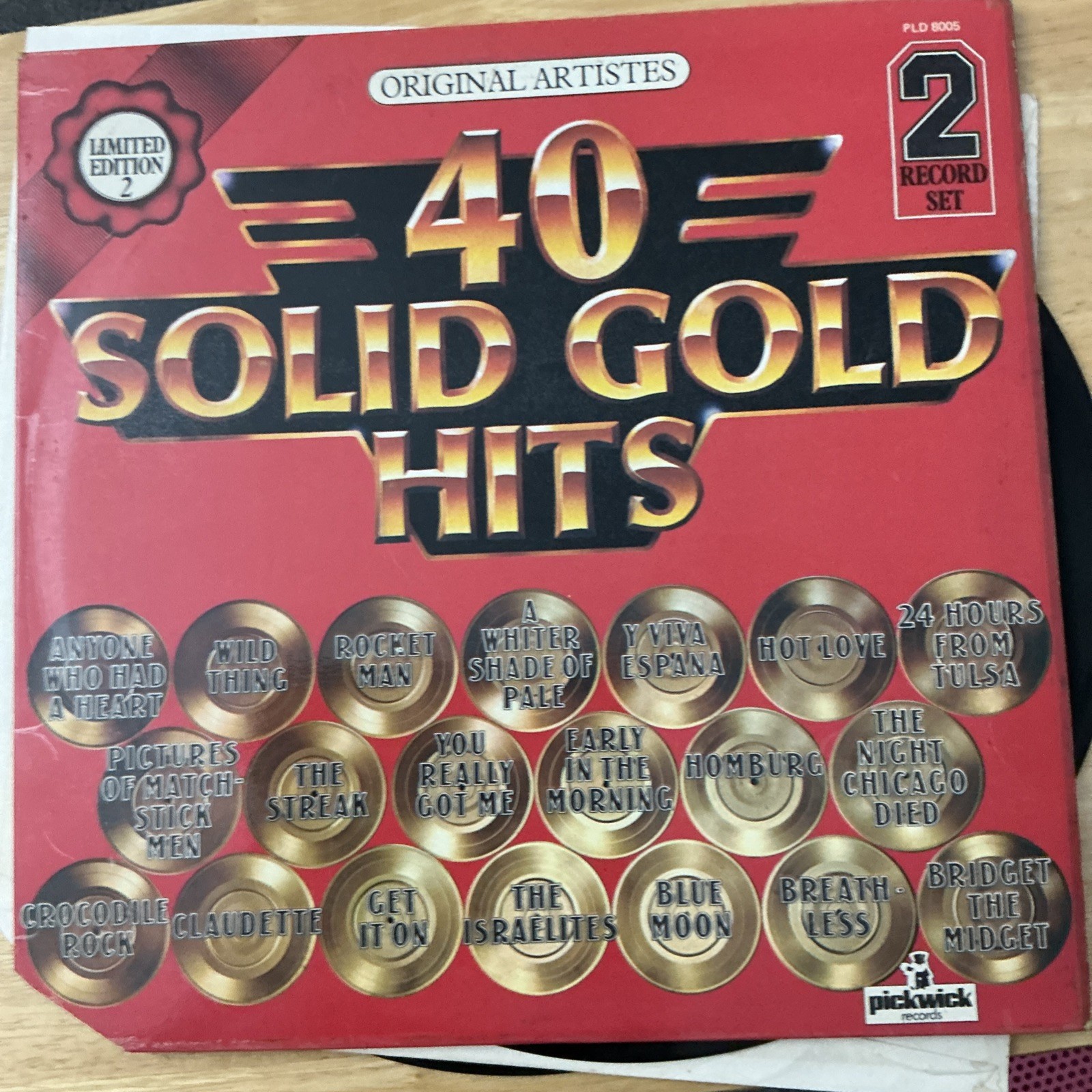Various – 40 Solid Gold Hits (VINYL)