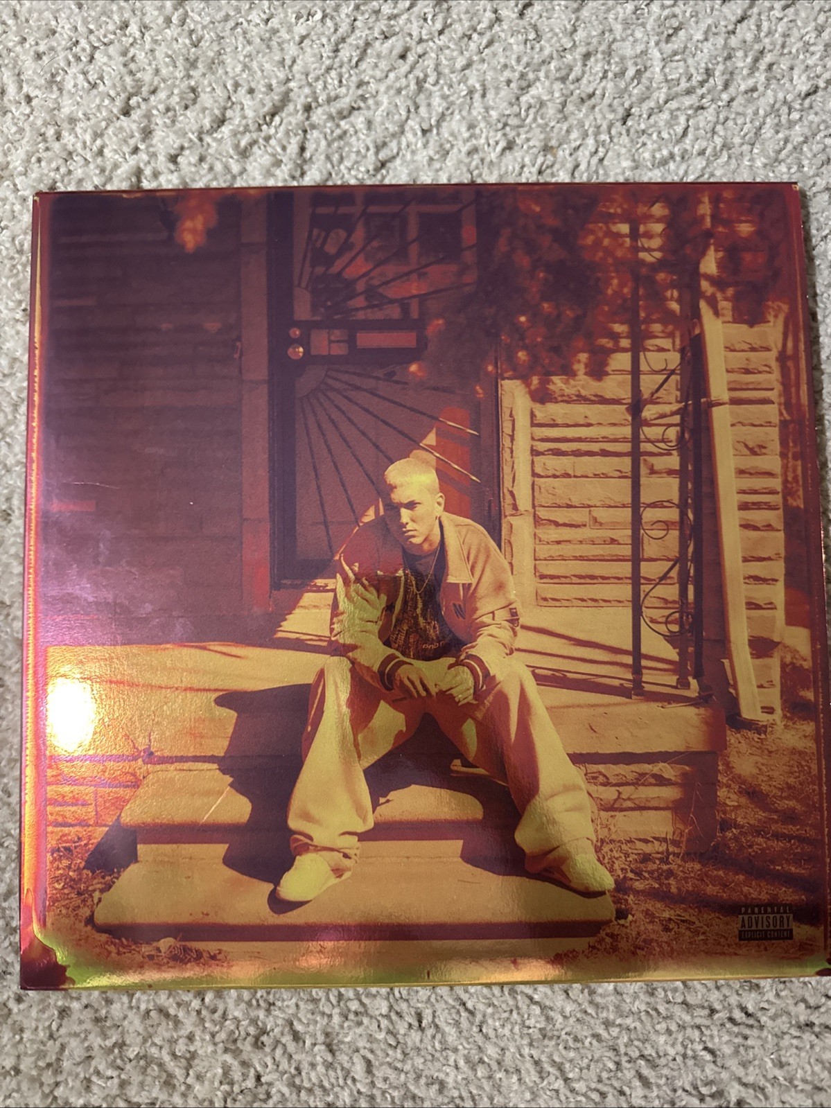 NEW Eminem Marshall Mathers 2 LP 25th Anniversary Gold & Dark RedVinyl + Poster