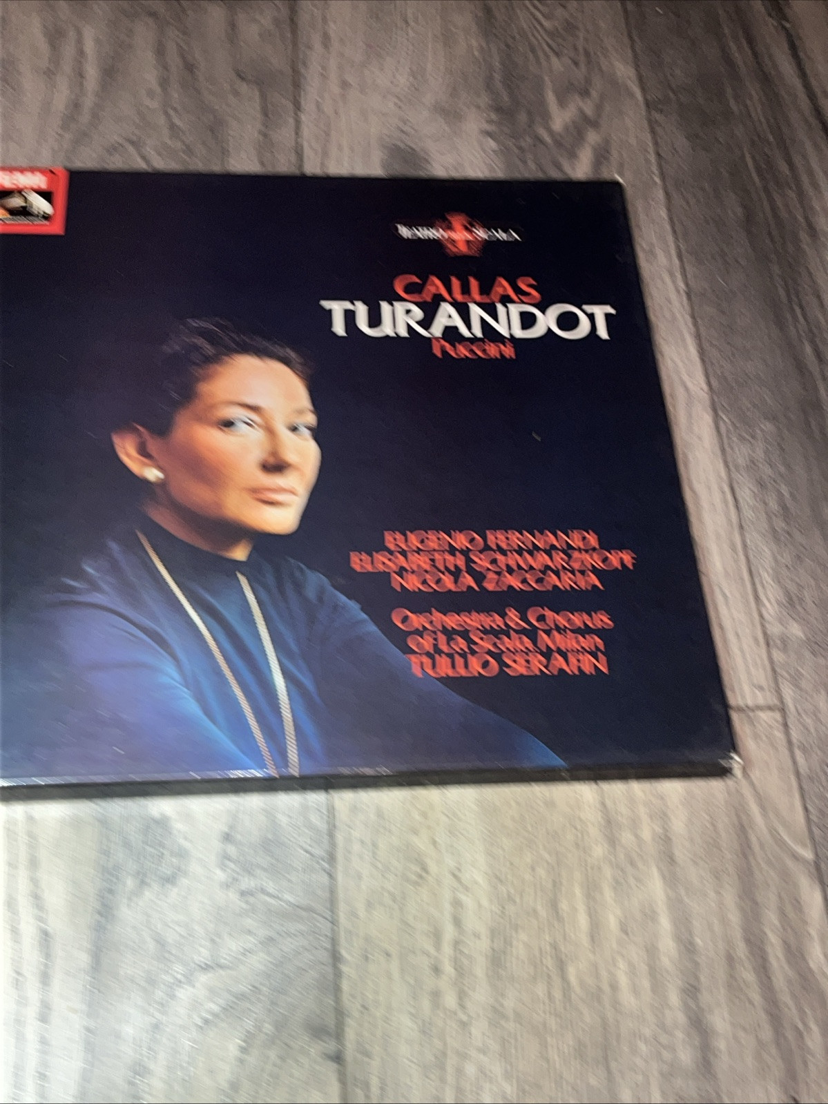 EMI RLS 741 – PUCCINI Turandot – MARIA CALLAS, Schwarzkopf, Serafin – 3LP BOX