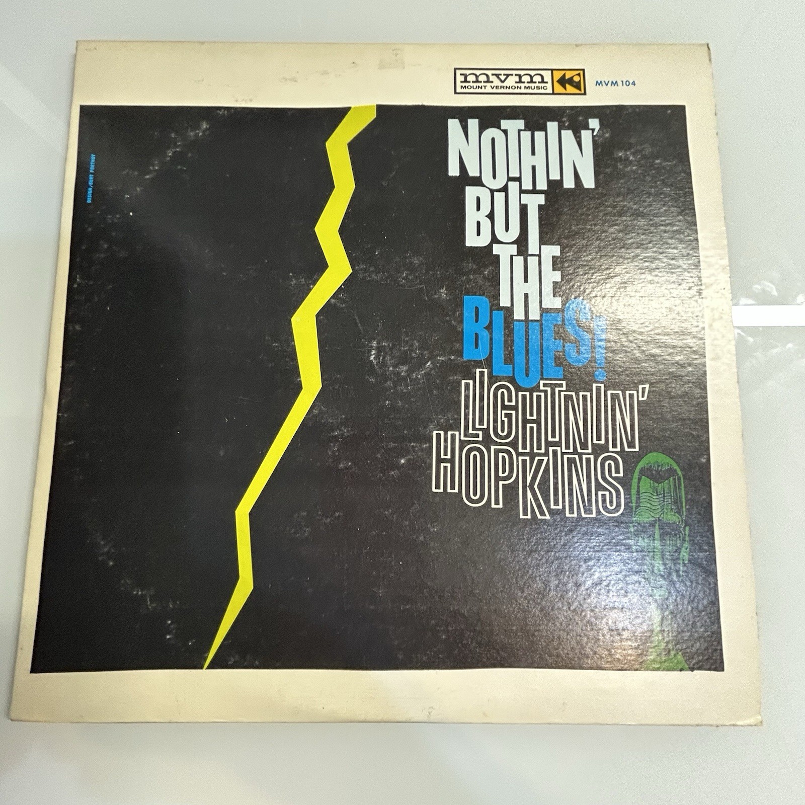 LIGHTNIN’ HOPKINS ~ NOTHIN’ BUT THE BLUES LP ~ MVM 104 ~ EVIL HEARTED WOMAN!!!