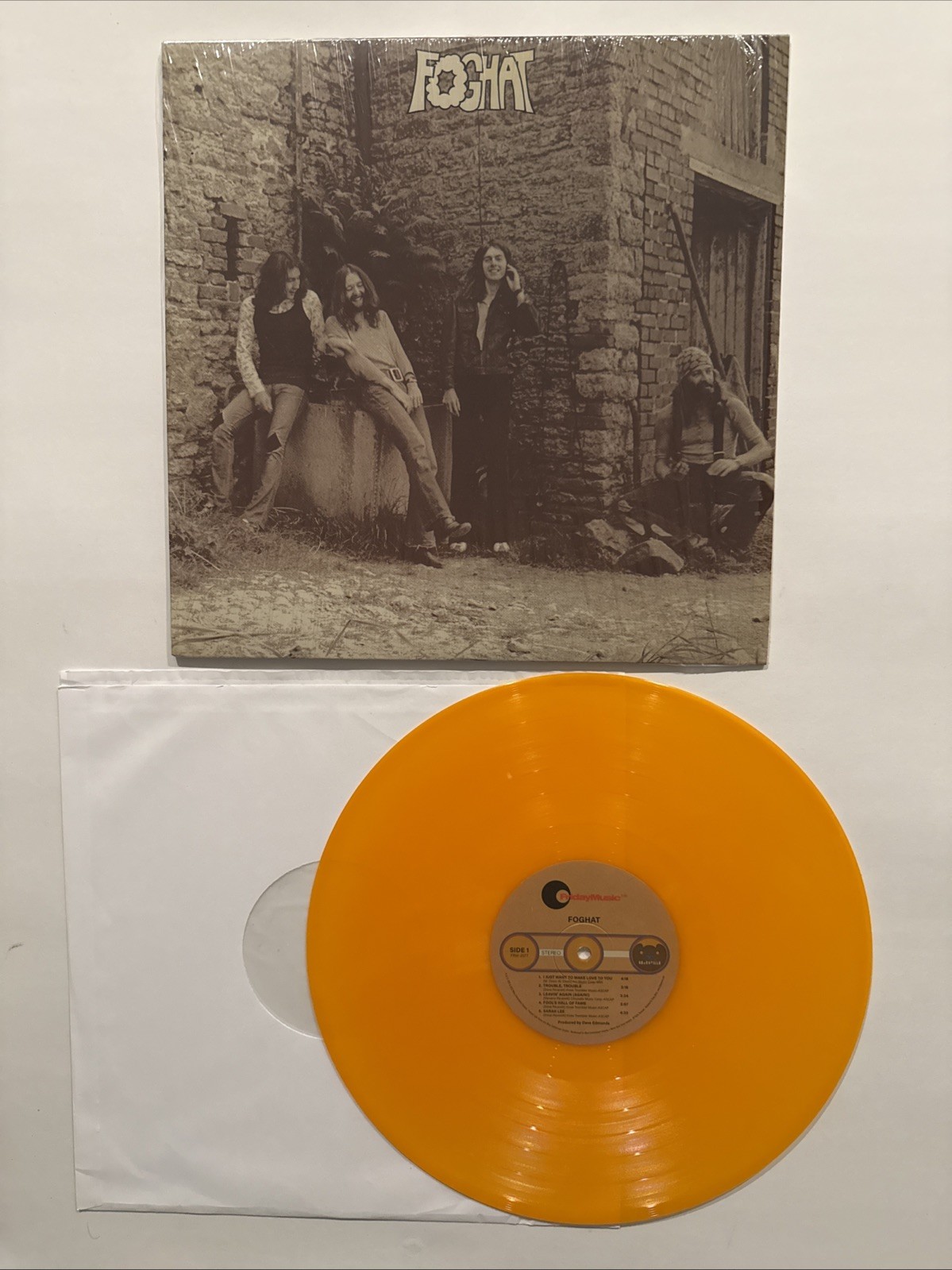 Foghat LP Orange Colored Vinyl Friday Music 2022 Reissue Blues Rock Record NM