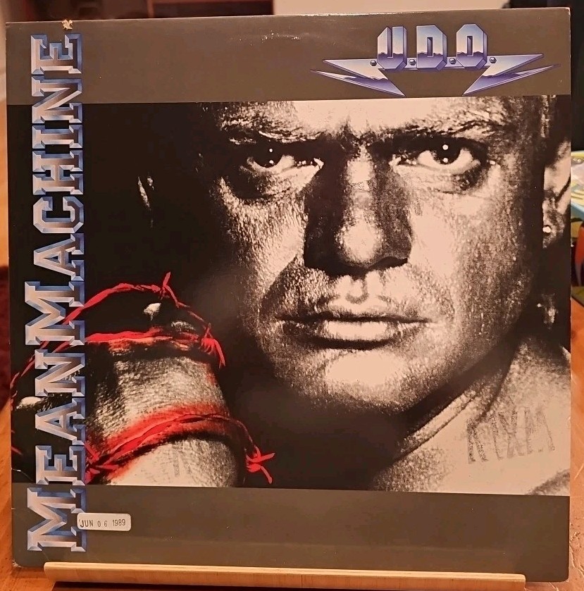 U.D.O. – Mean Machine 1988 USA Vinyl LP – See All Pics – Vinyl EX