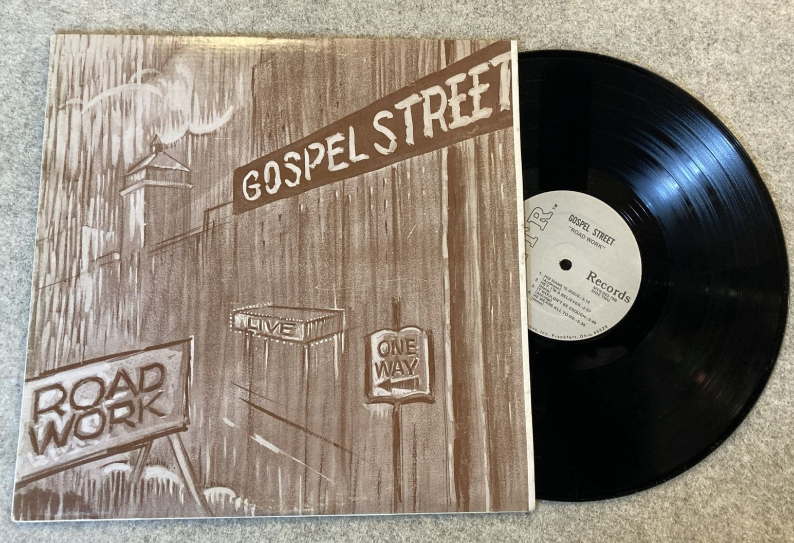 Gospel Street Road Work LP Record Chillicothe Ohio