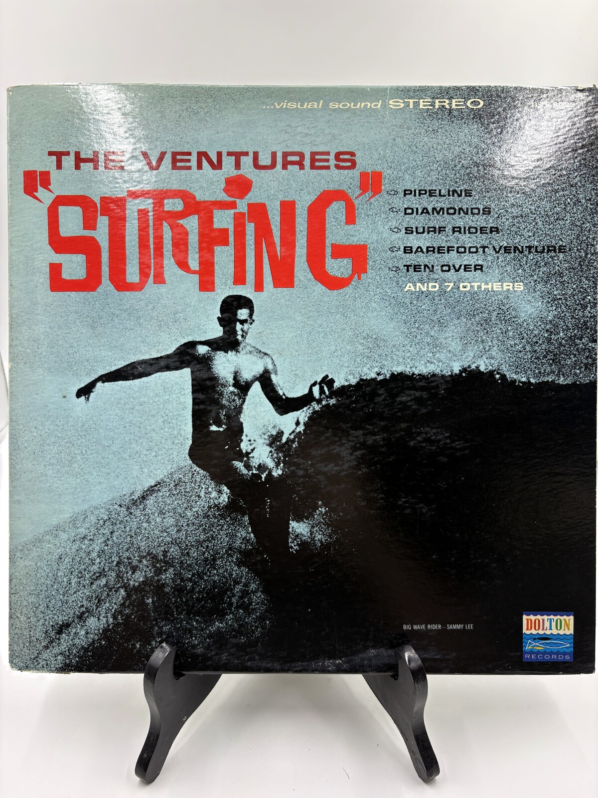 The Ventures Surfing LP Dolton BST-8022 Stereo Vinyl Record