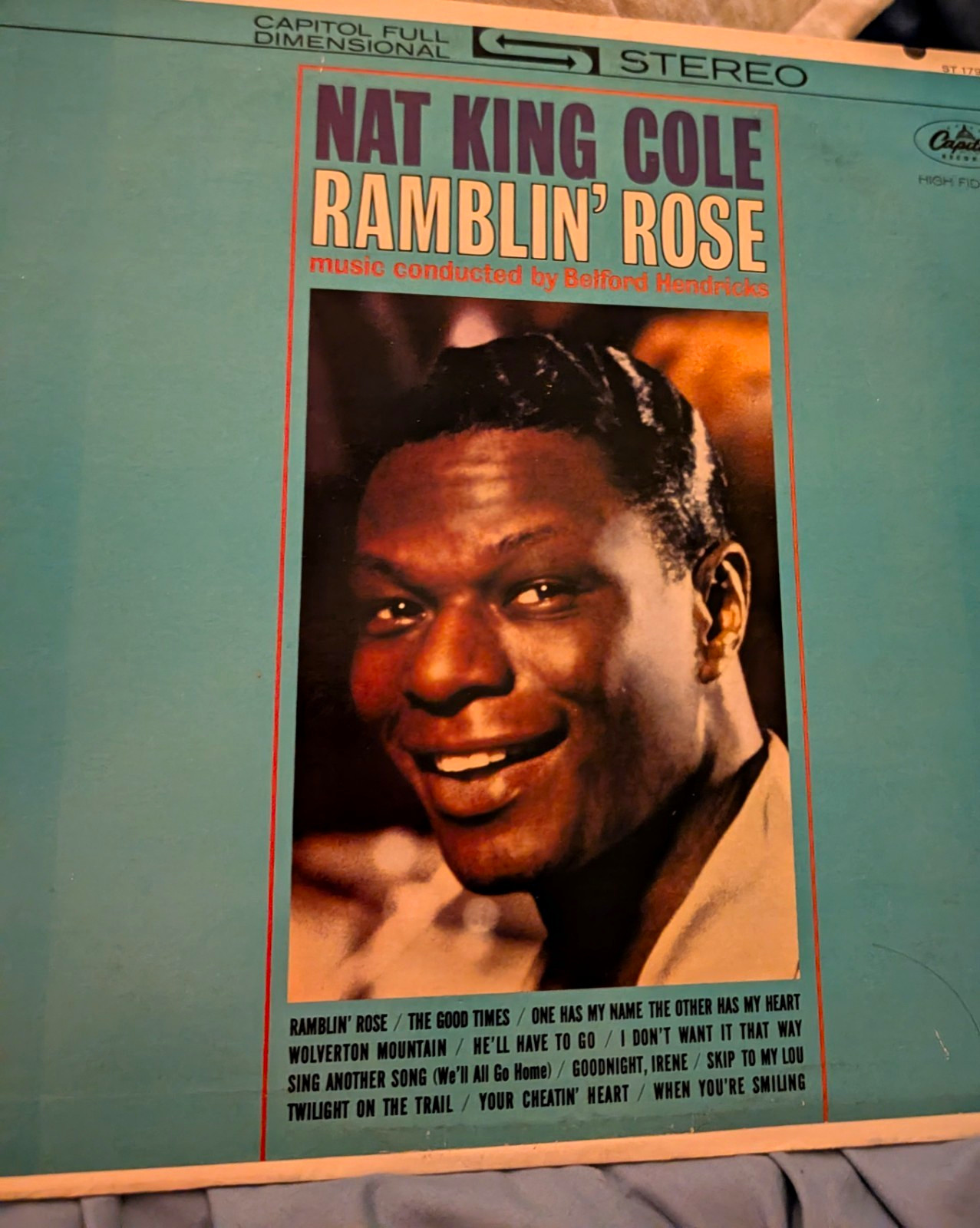 Nat King Cole Ramblin’ Rose Capitol Records ST 1793 Stereo Hi-Fi Vinyl LP
