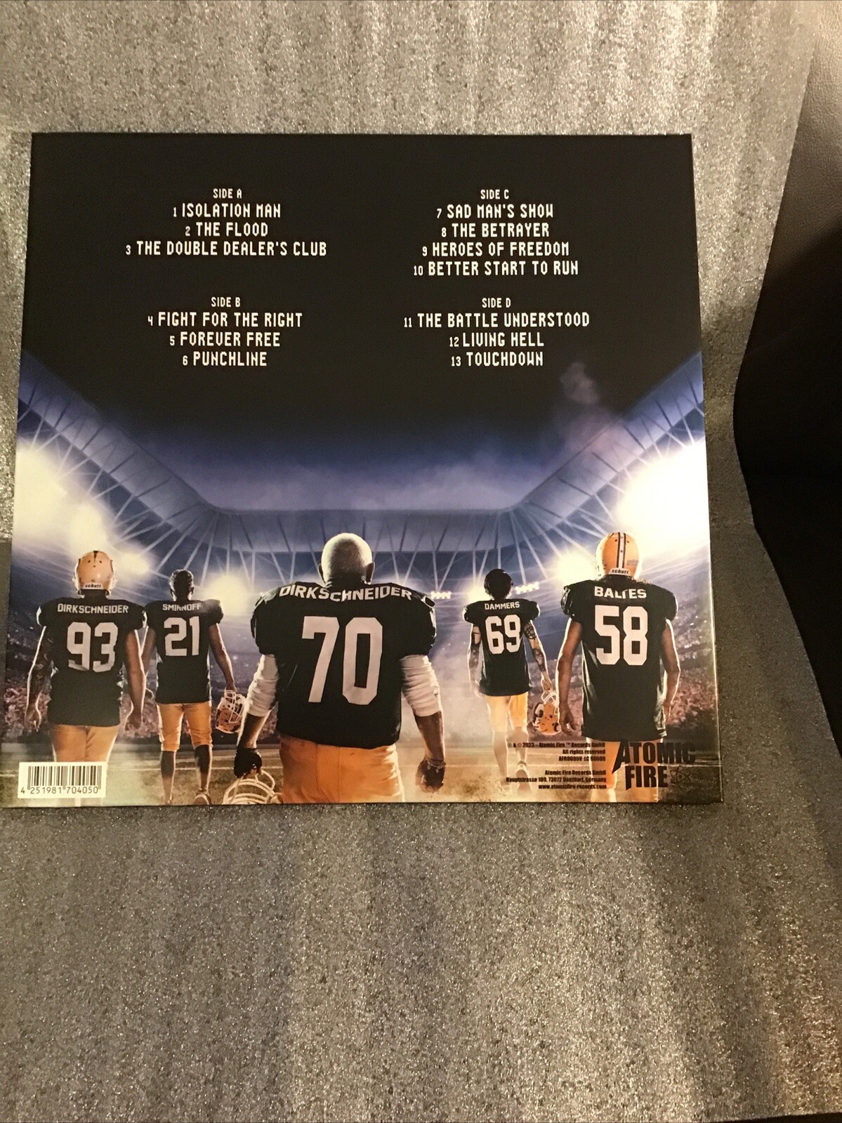 Vinyl Records – U.D.O.- Touchdown- Limited Edition Splatter Pressing, New Signed