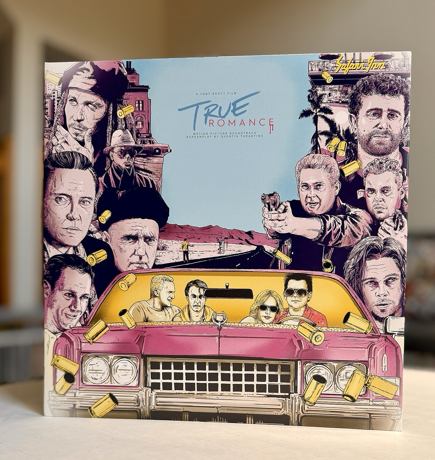 True Romance Soundtrack Vinyl LP Feather White & Blood Splatter Ltd 2000 OOP