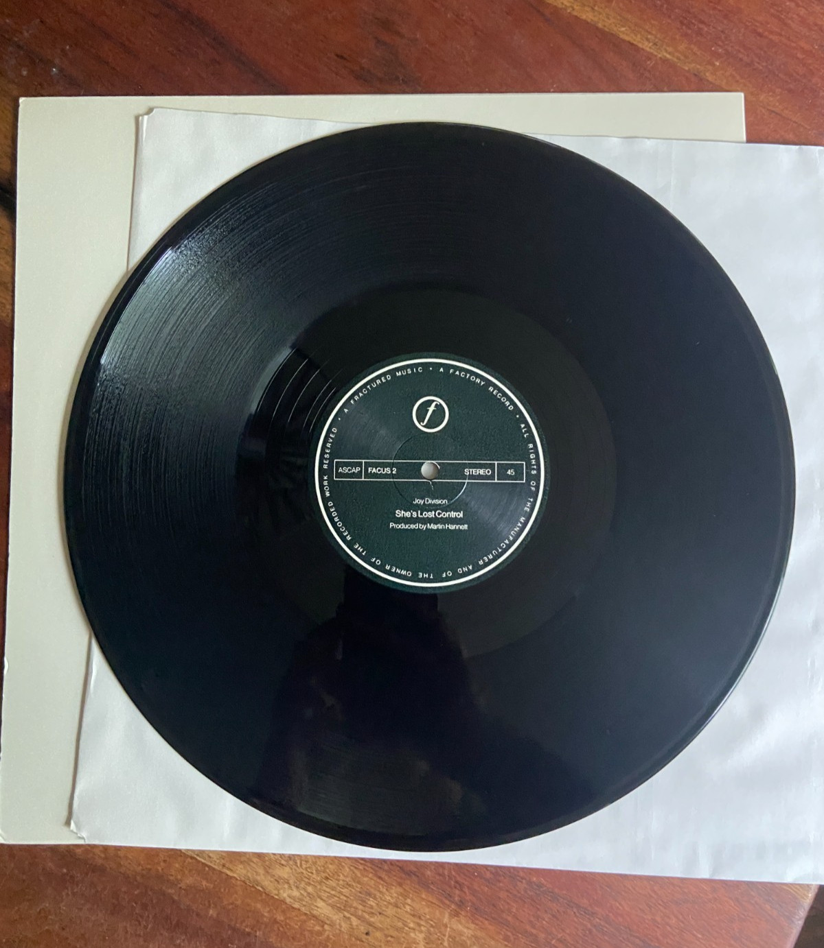 JOY DIVISION Atmosphere / She’s Lost Control 1980 Factory UK FACUS2 NM/VG+