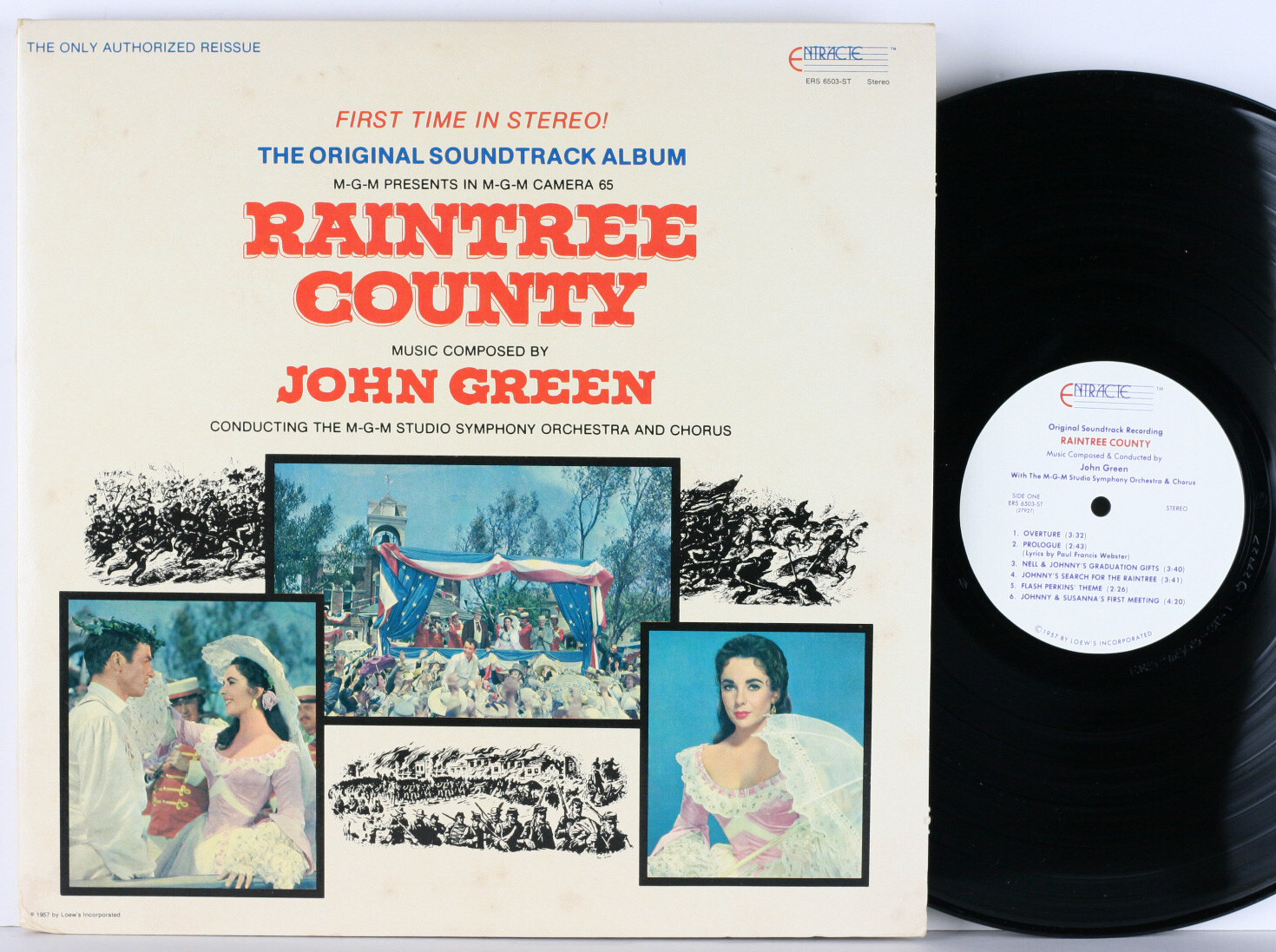 Double LP Soundtrack – RAINTREE COUNTY – Johnny Green – Entr’acte Stereo (3)