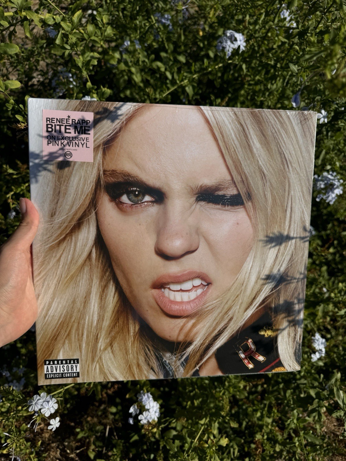 Renee Rapp SIGNED LP Bite Me Exclusive BABY PINK Alternate Cover Vinyl IN HAND!