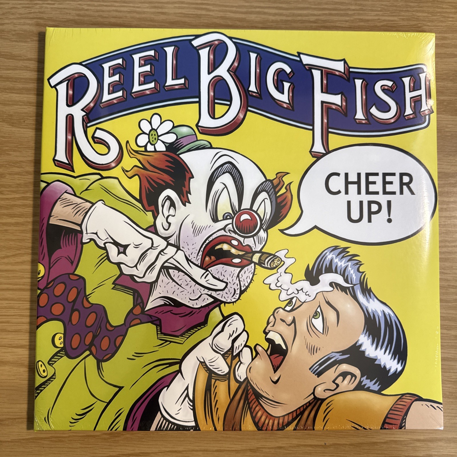 REEL BIG FISH 2LP Cheer Up Rare Double YELLOW VINYL 2025 NEW Bonus Tracks ETR207