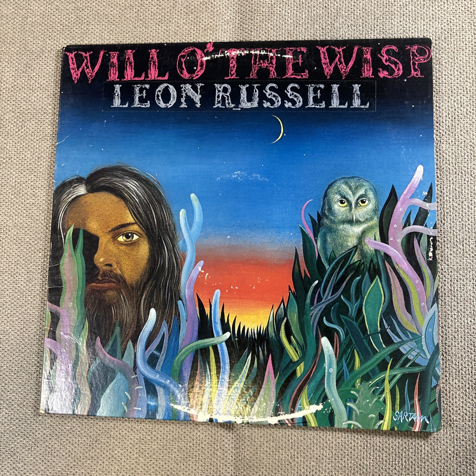 LEON RUSSELL – WILL O’ THE WISP Vinyl LP RECORD 1975 Album SR 2138