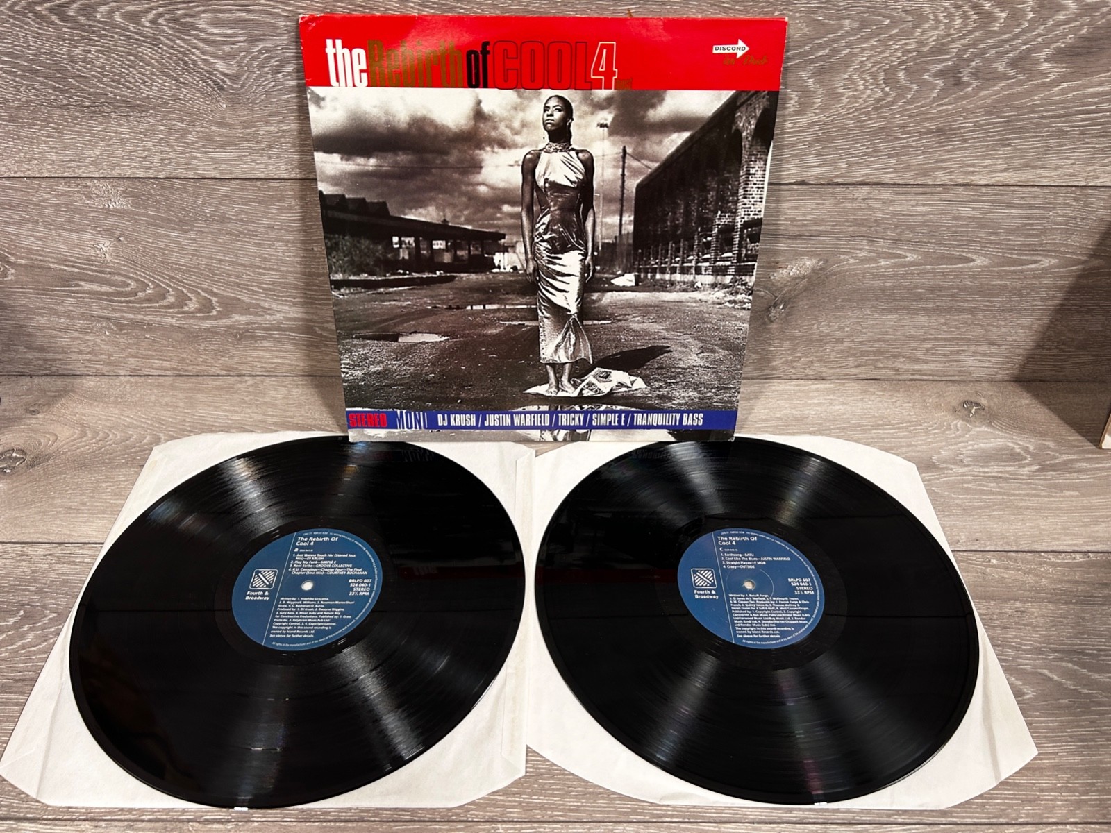 Various – The Rebirth Of Cool 4most – 2x 12″ Vinyl 1994 BRLP607 – VG++