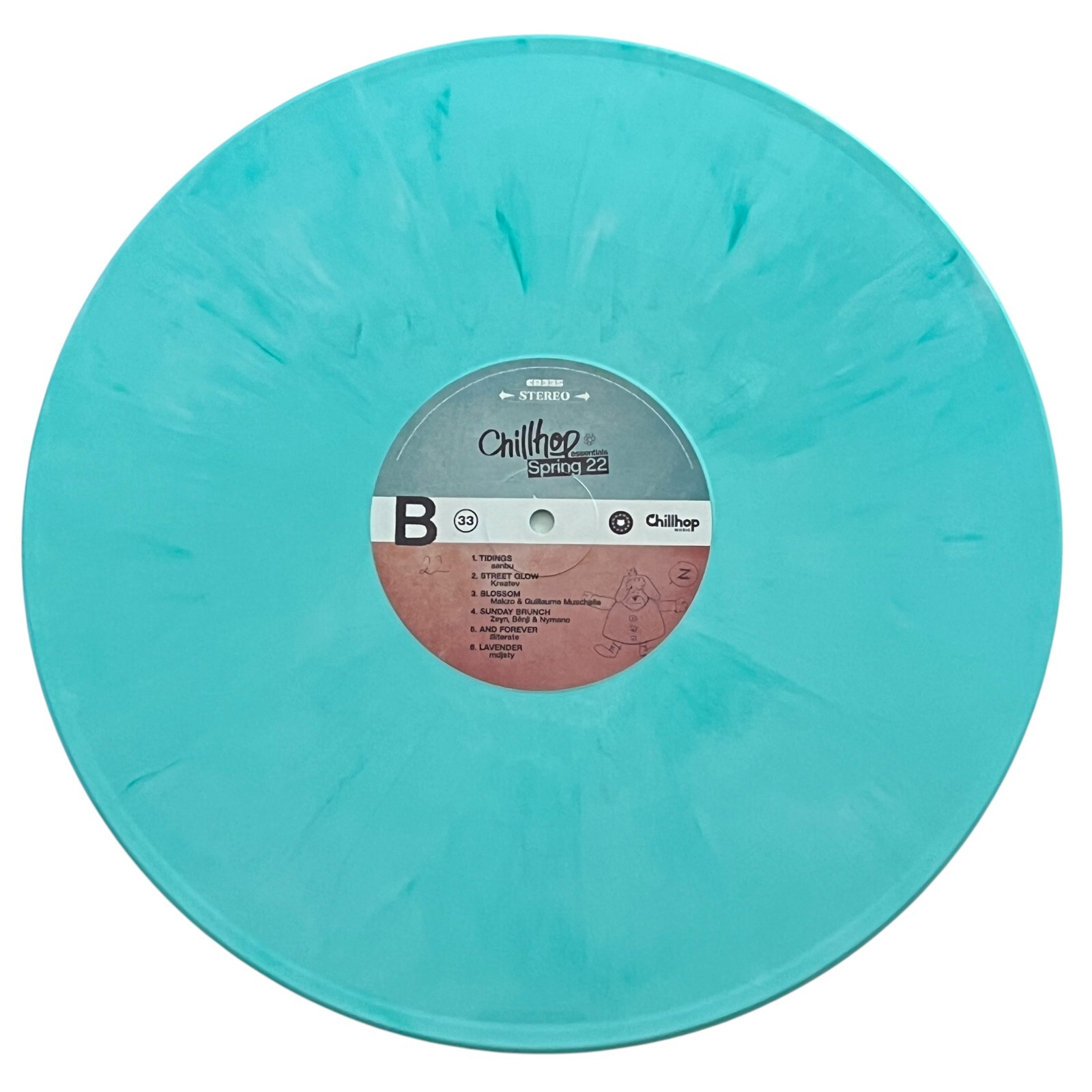 Chillhop Essentials Spring 2022 2LP White & Green Marble Ltd. Colored Vinyl /200