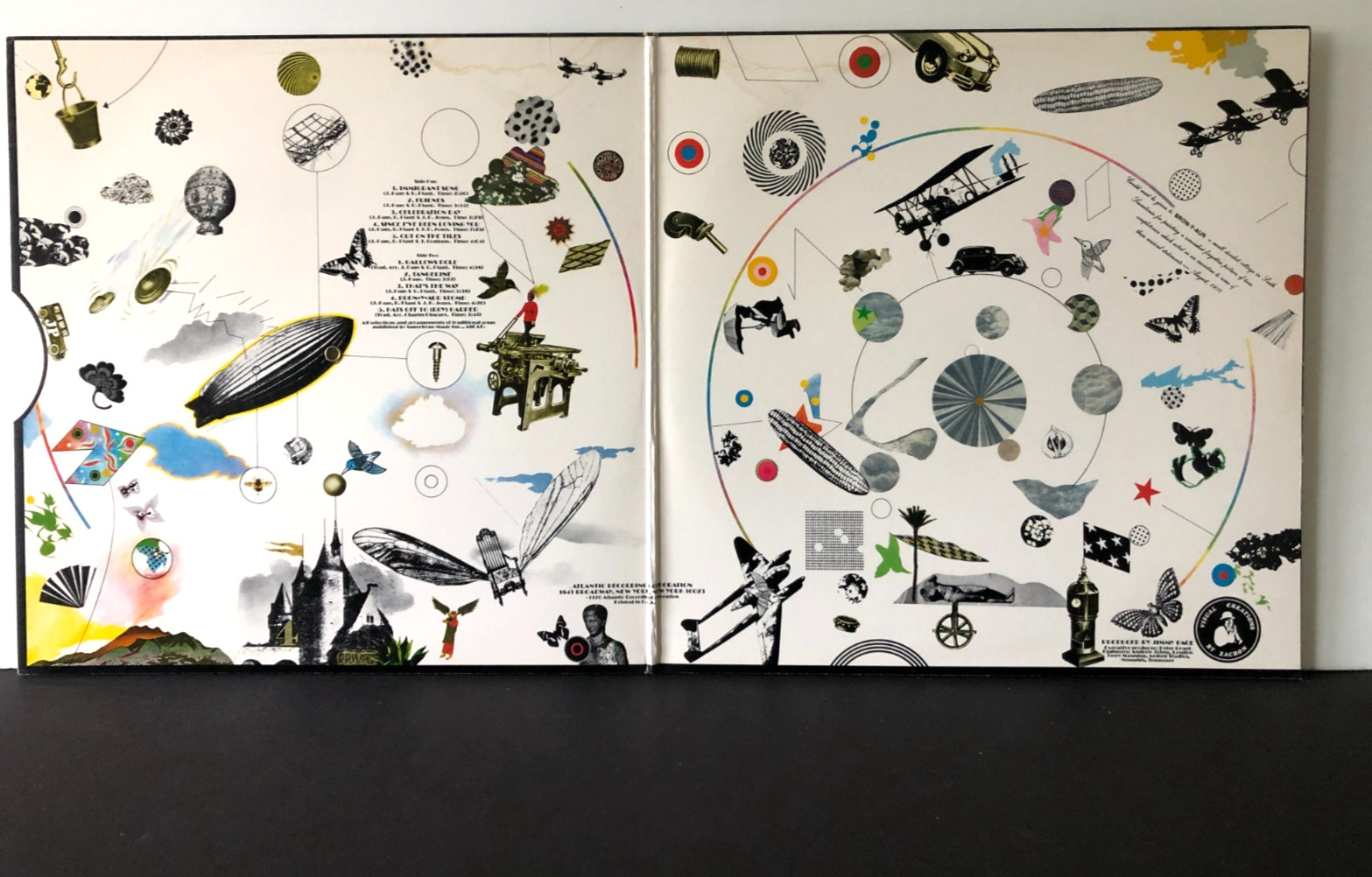 LED ZEPPELIN III 1982 Atlantic Gatefold CRC Columbia Club Carrollton VG++/VG