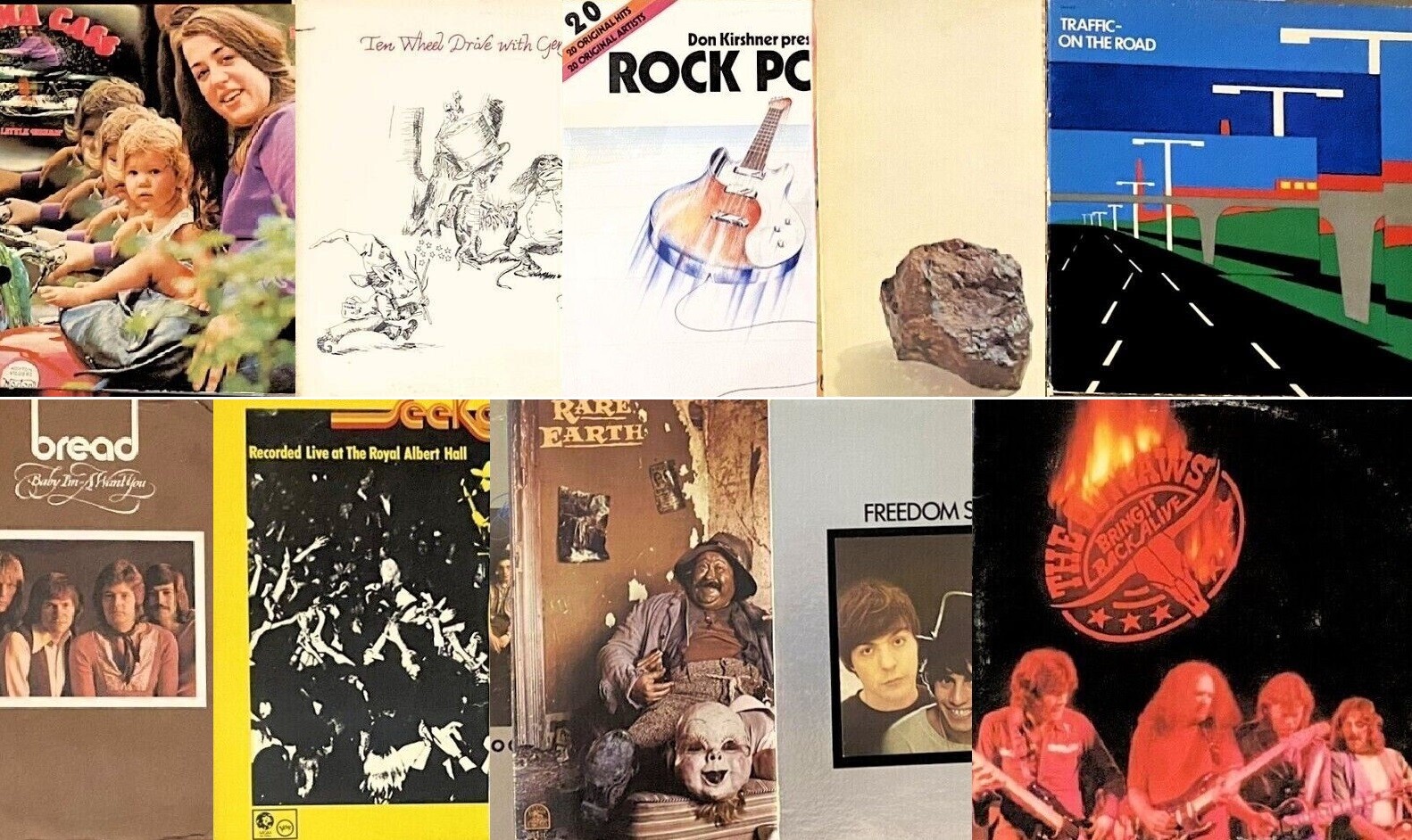 You Pick 60s 70s 80s Vinyl Records LP Rock Pop Blues Country – 100+ Titles