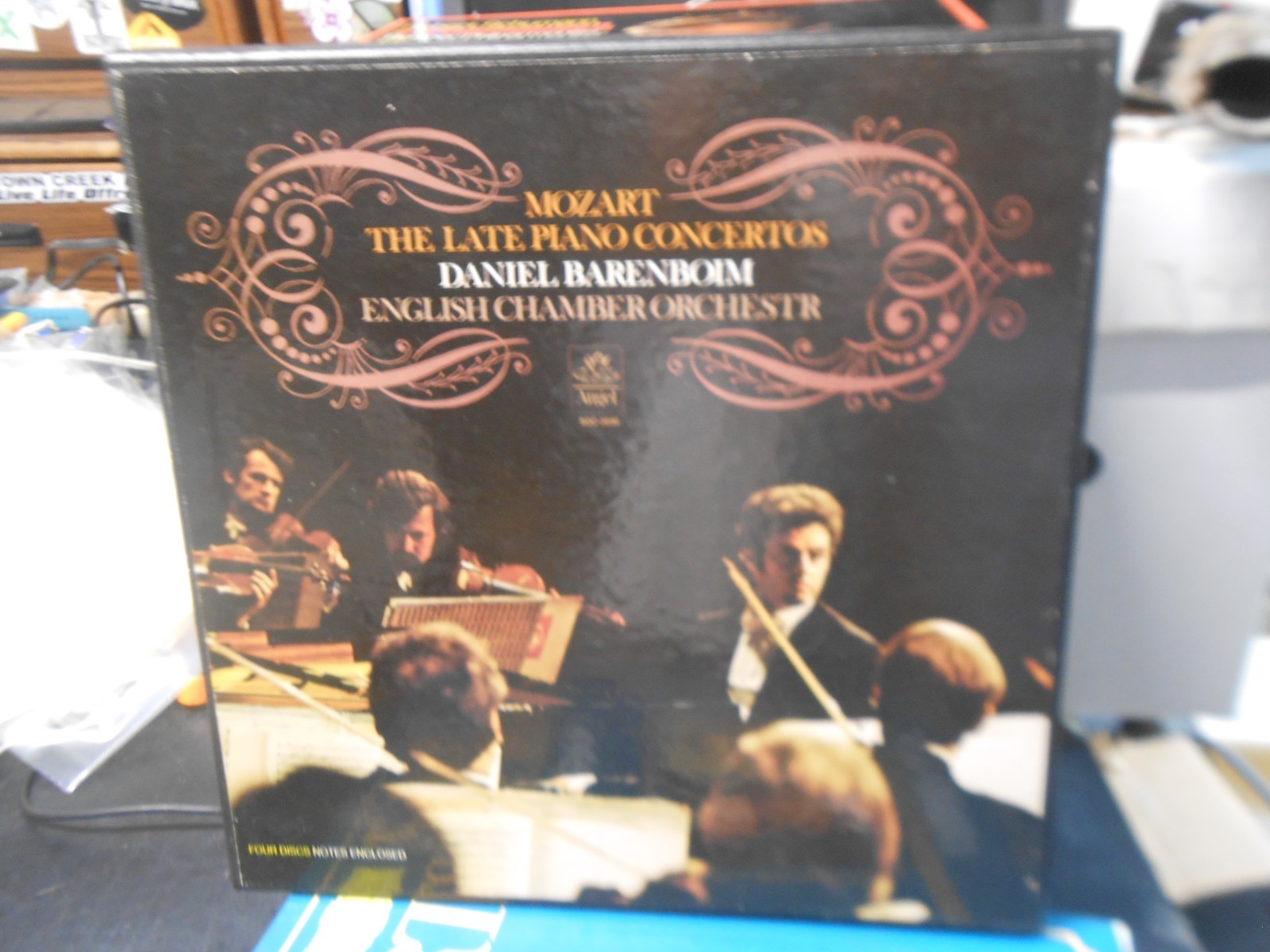 Mozart – Late Piano Concertos Barenbom (4x Vinyl LP Box, Angel, 1974) NM/M-