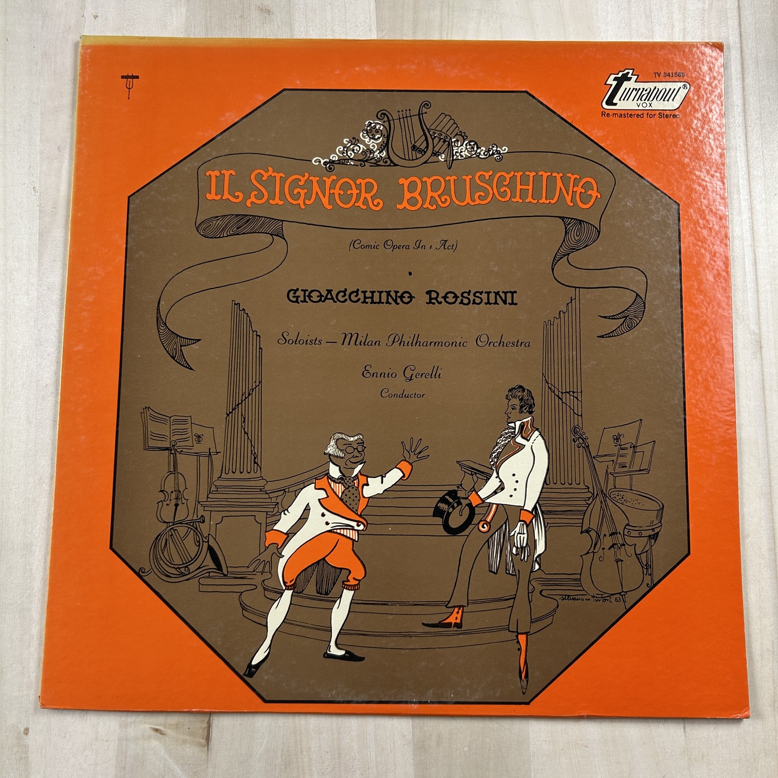 Rossini – Il Signor Bruschino Vinyl LP Turnabout TV 34158S Stereo Opera Ennio