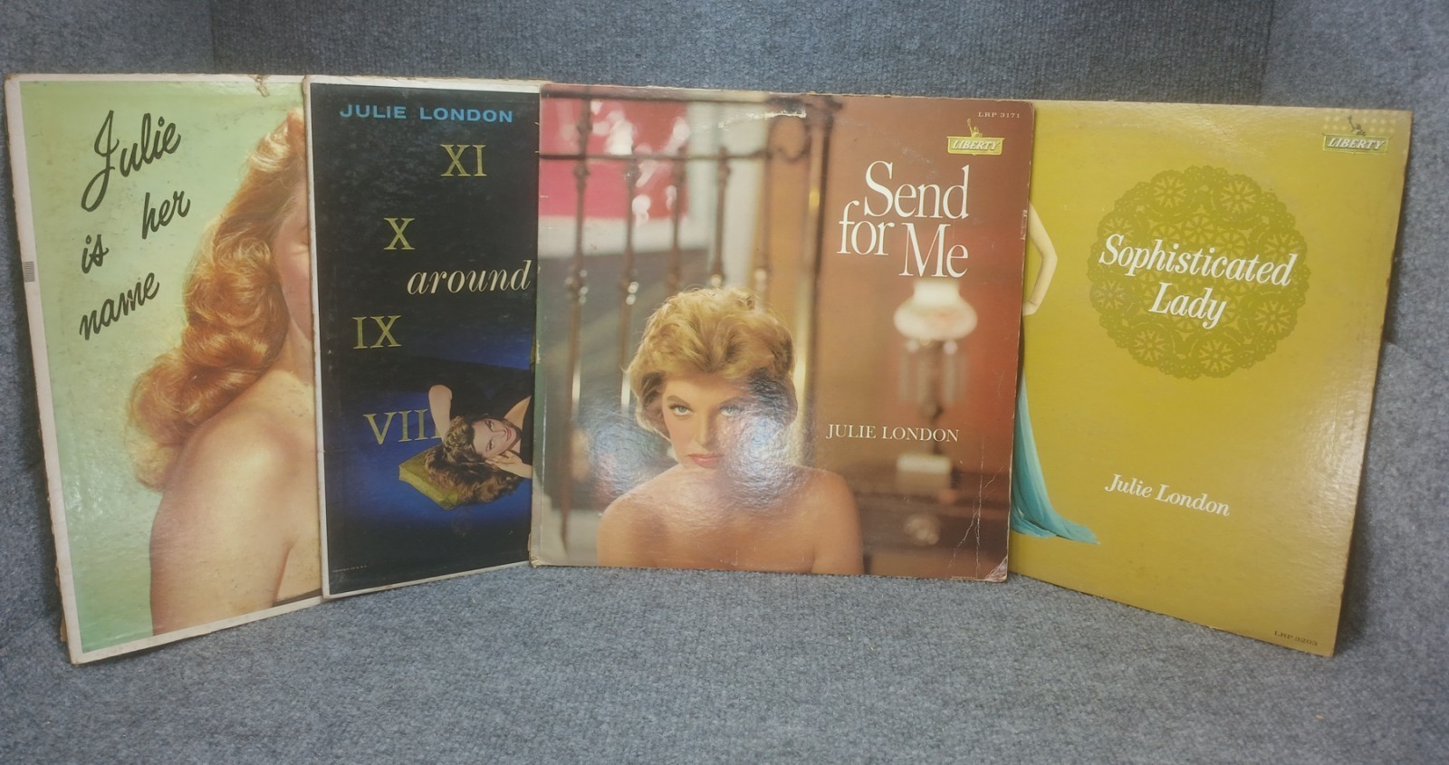 Julie London Vinyl LP Lot of 4 Liberty Records Mono Jazz Pop Vocal Albums