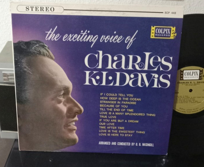 CHARLES DAVIS: The exciting voice of LP COLPIX RECORDS STEREO
