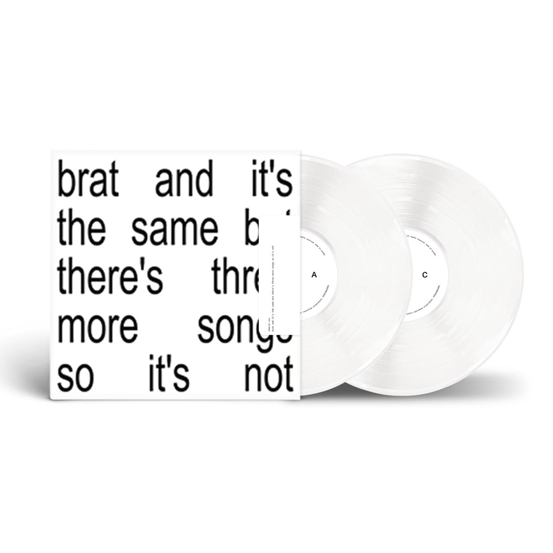 CHARLI XCX BRAT & IT’S THE SAME BUT THERE’S THREE MORE SONGS SO IT’S NOT (2LP/..