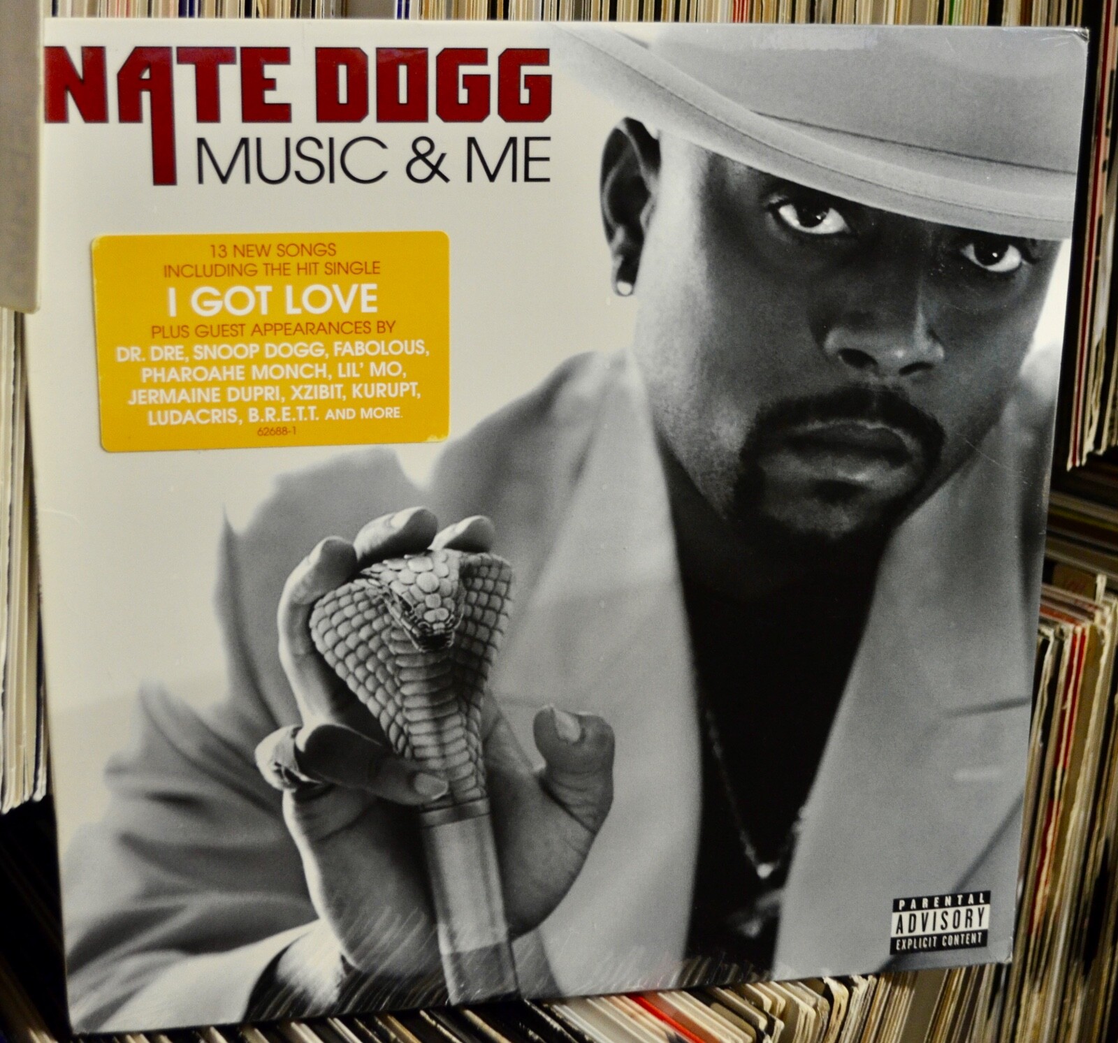 Nate Dogg – Music & Me (Only 1 Vinyl, LP) – Elektra – 62688-1