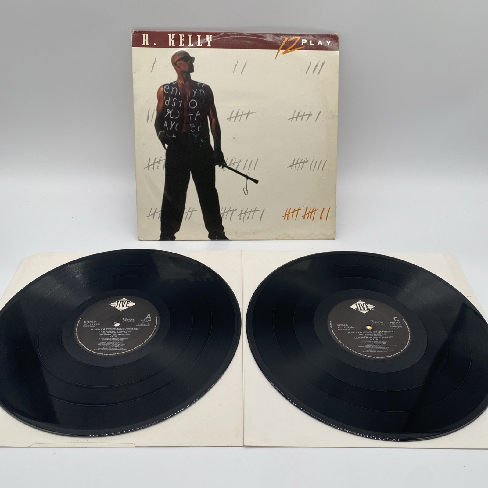 R. Kelly / 12 Play 1993 EU Original 2LP Vinyl Jive Records HIP144 RARE