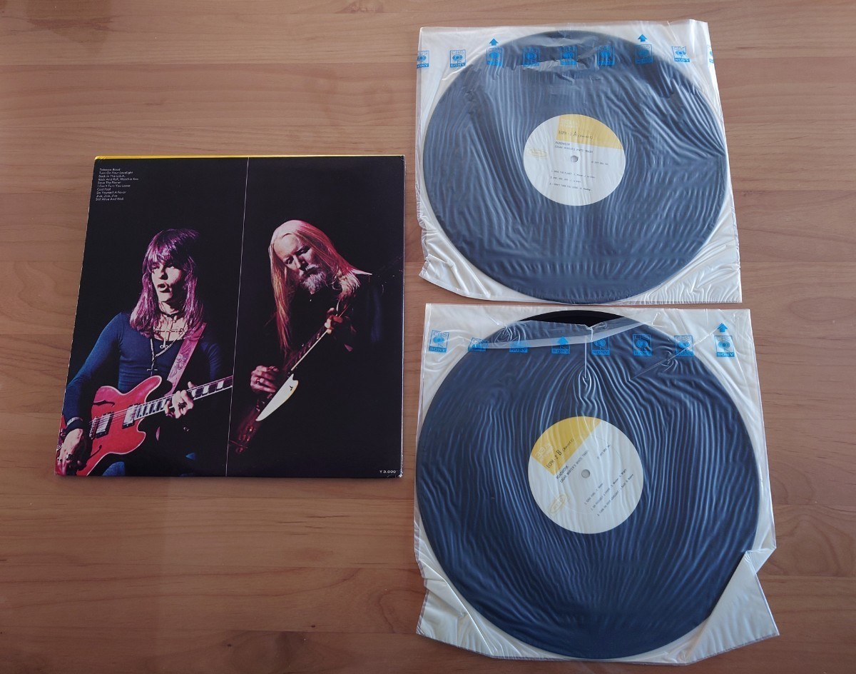 Edgar Winter Roadwork Double LP Vinyl Record Japan OBI Strip Used 12″ 2xLP