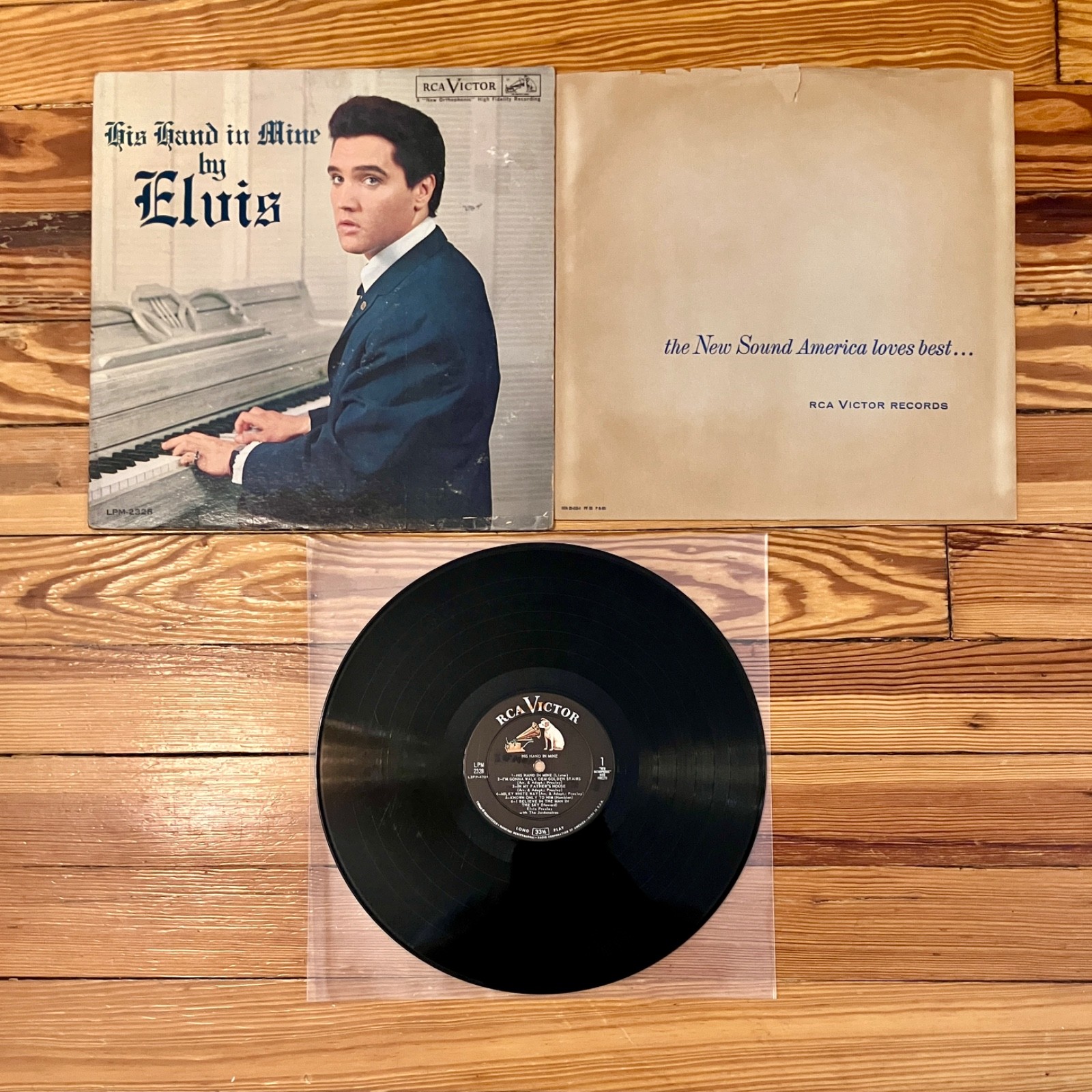 Elvis Presley: His Hand In Mine LP Vinyl US Mono RCA Victor 1964 Stereo VG/VG