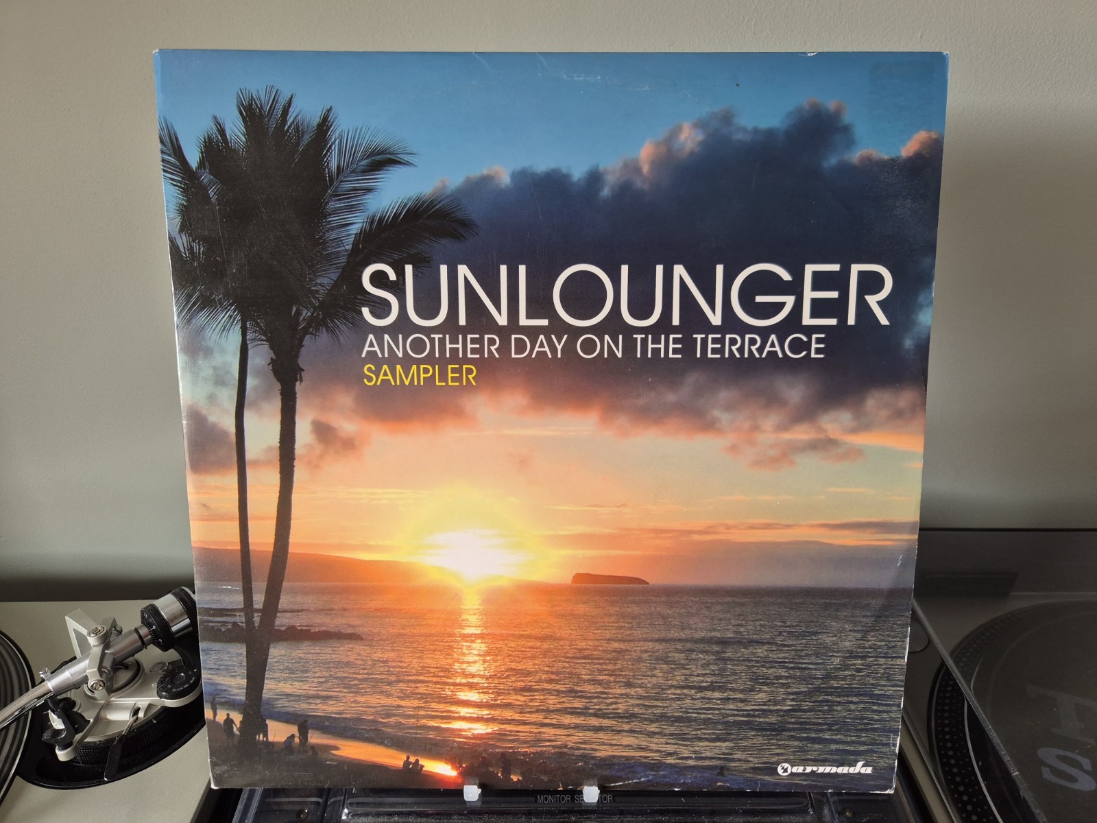 Sunlounger – Another Day On The Terrace Sampler. Armada. VG Trance 12″ Vinyl.