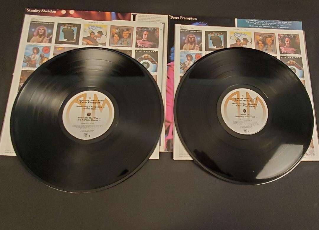 Peter Frampton “Frampton Comes Alive!” Vinyl Album A&M 1976