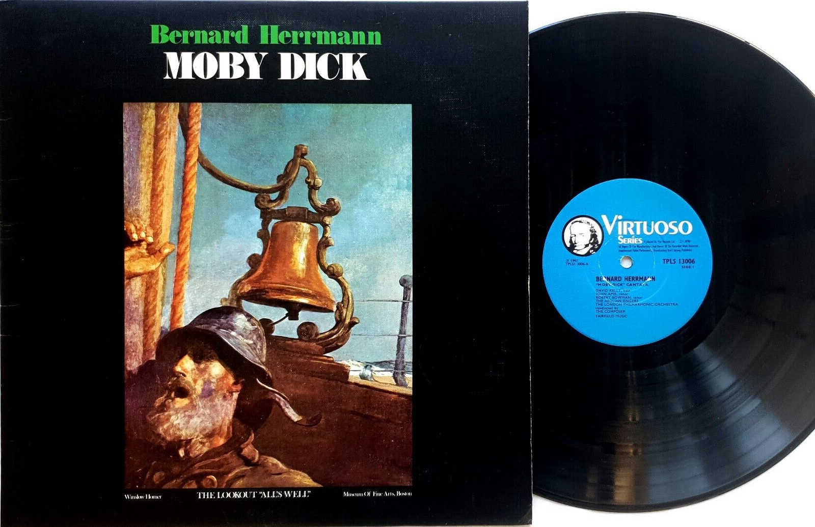 Bernard Herrmann – Moby Dick Vinyl LP 1967 Pye Records UK TPLS 13006